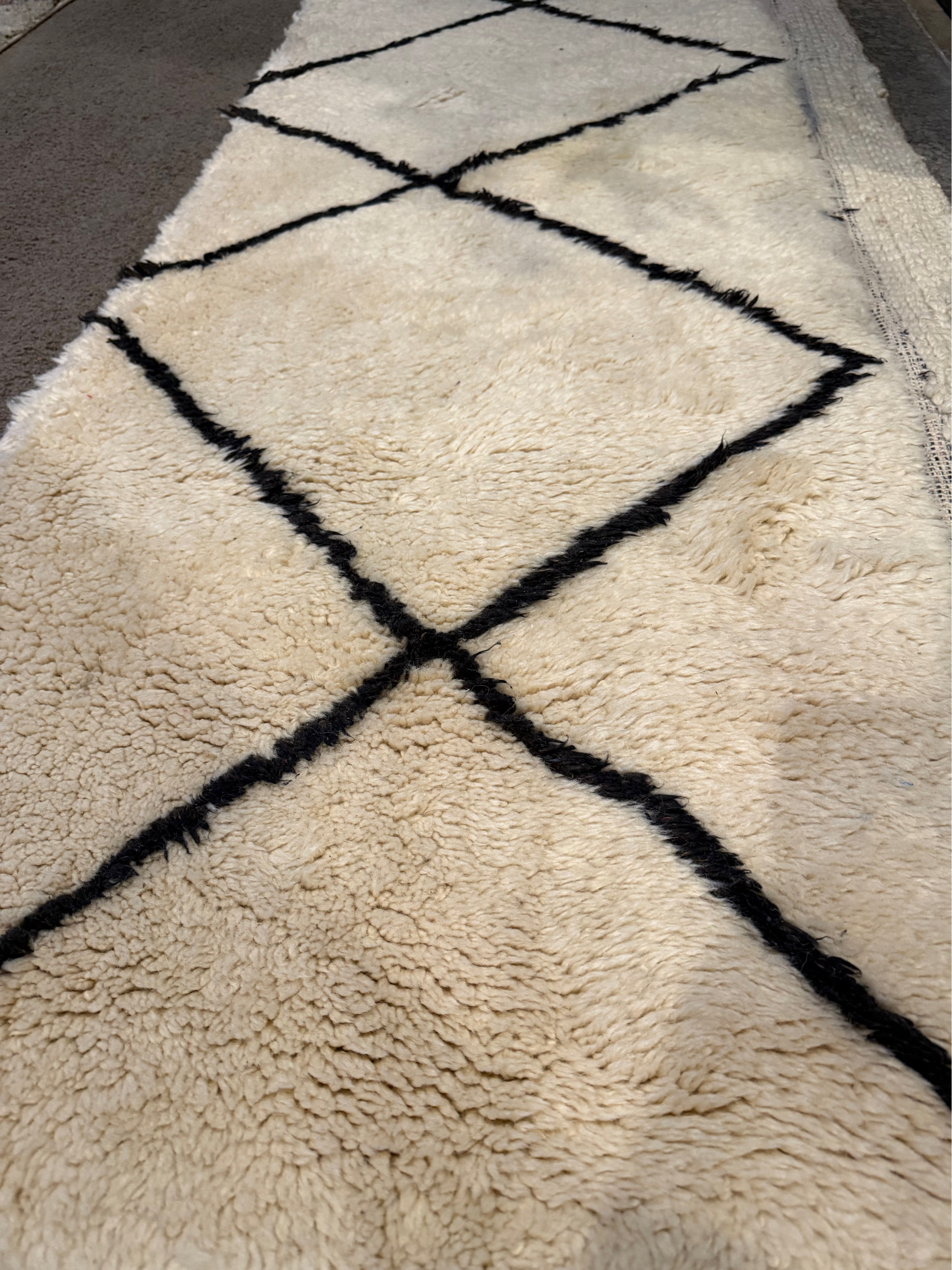 Beni Ourain Moroccan Runner Rug