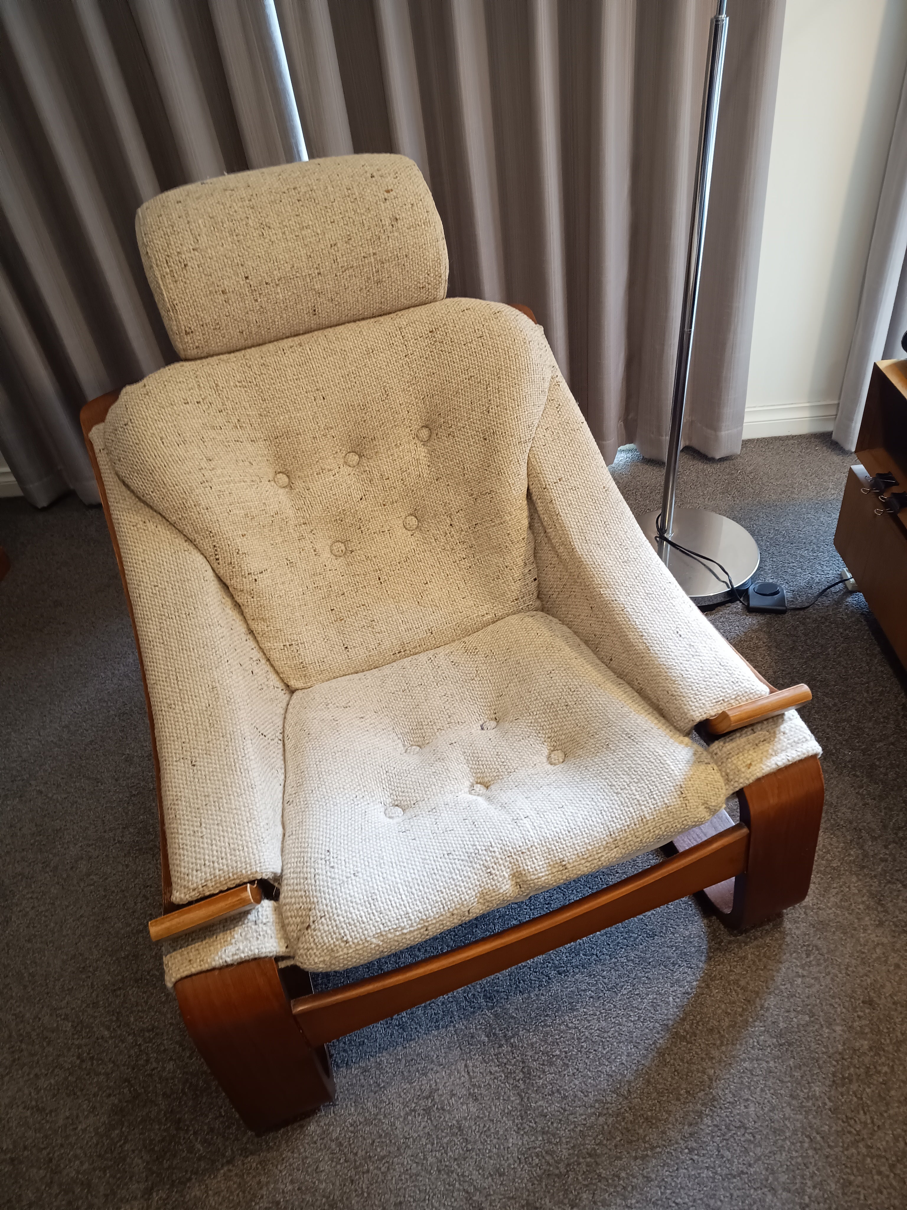 Vintage 1970s Cantilever Armchair, pair