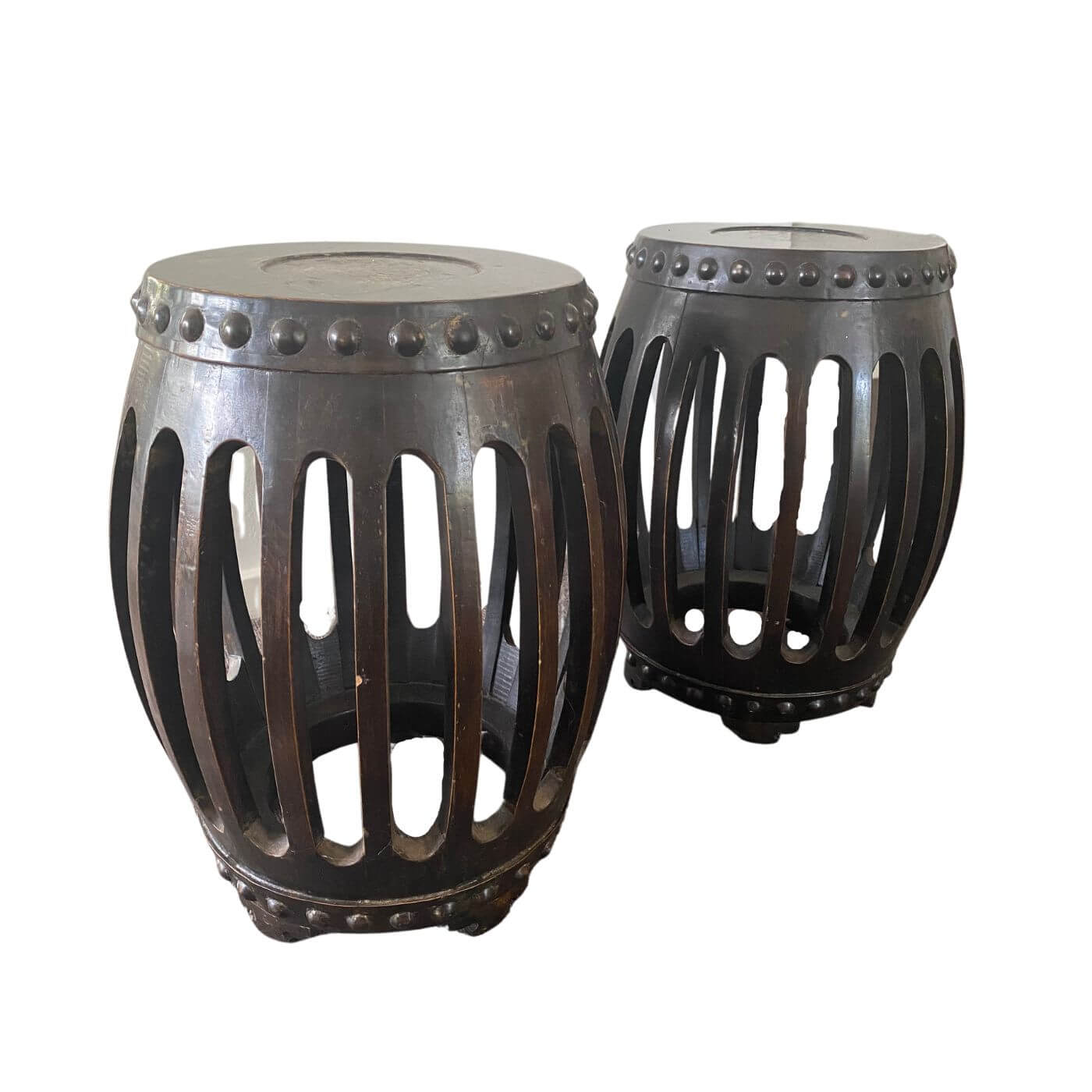 Two-Design-Lovers-Orient-House-Slatted-Elm-Drum-Stool