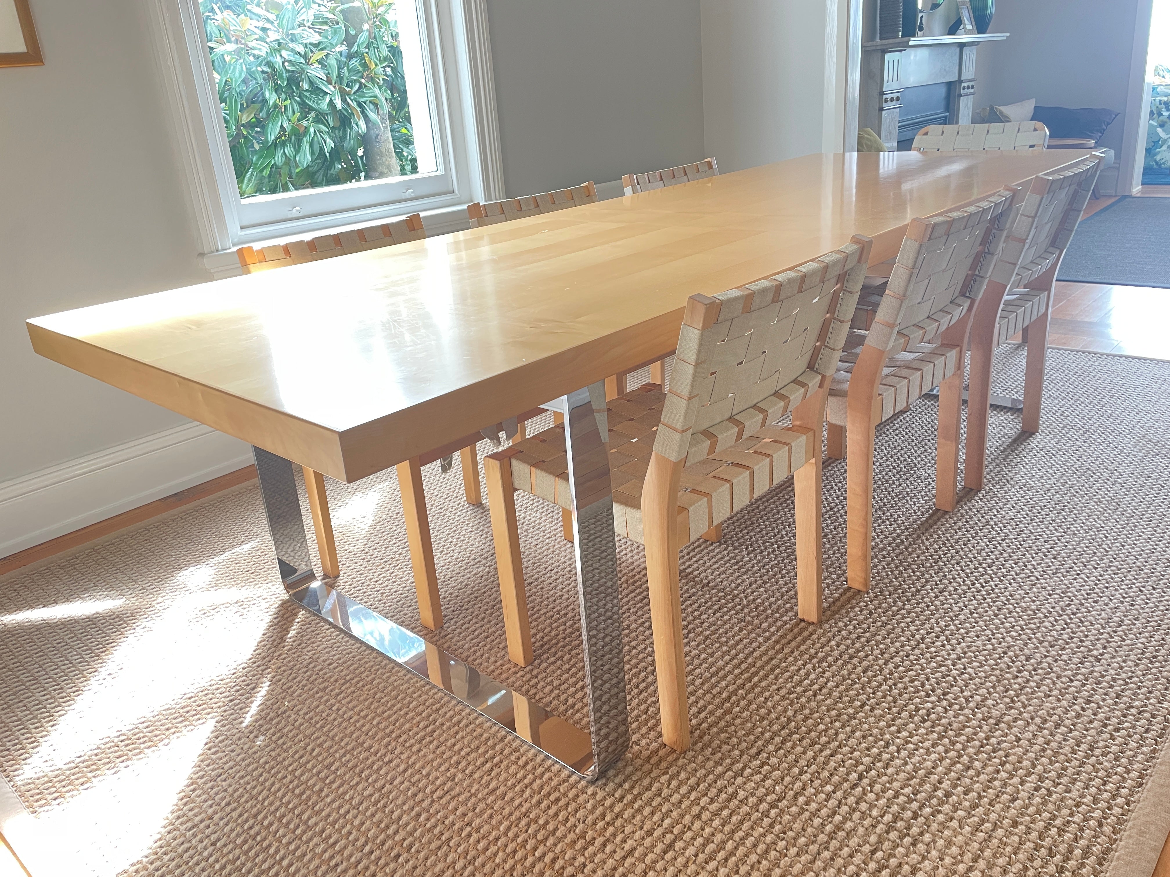 Thonet S1230 Maple Dining Table