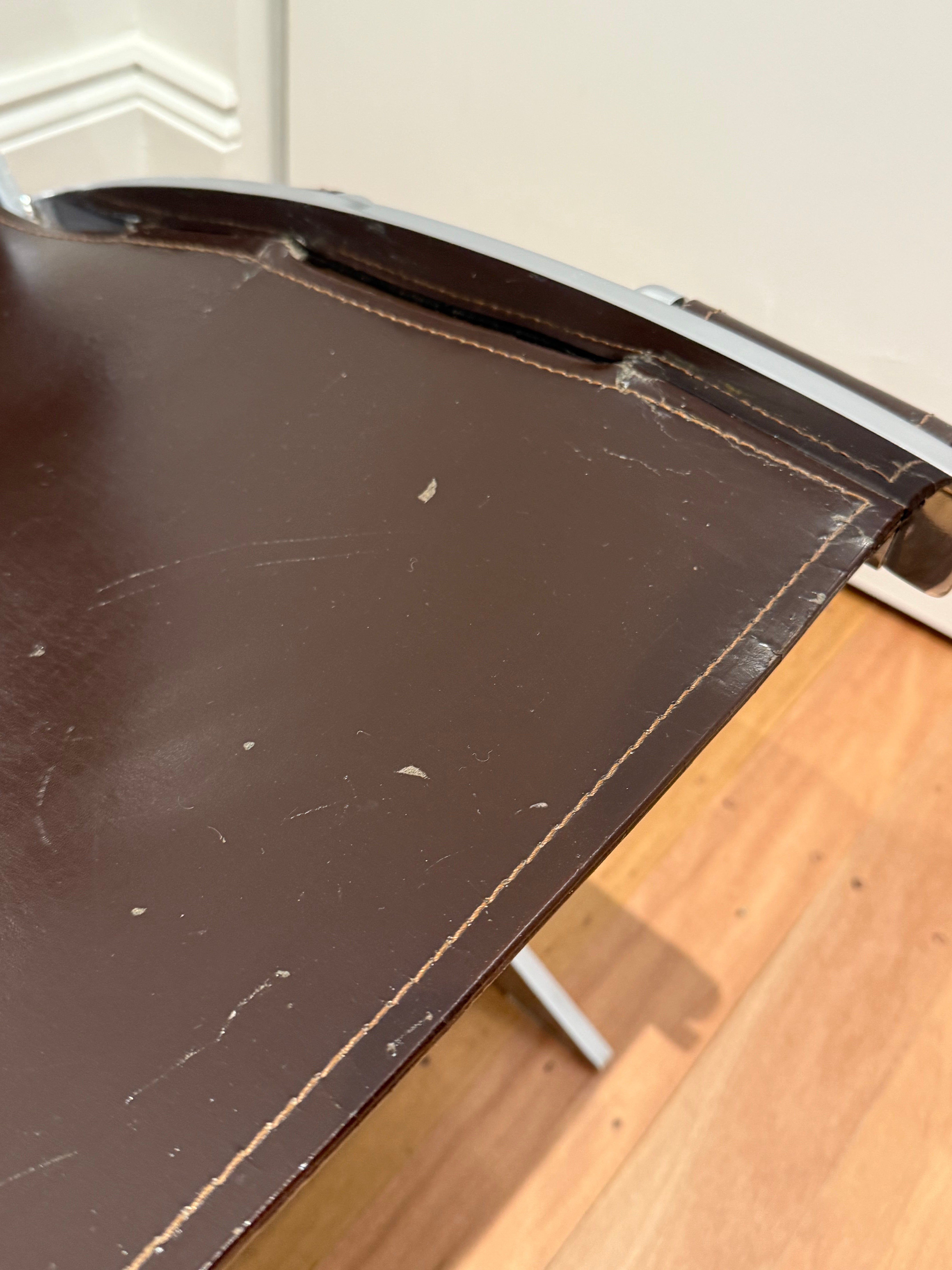 Flexform Scissor Chairs, pair