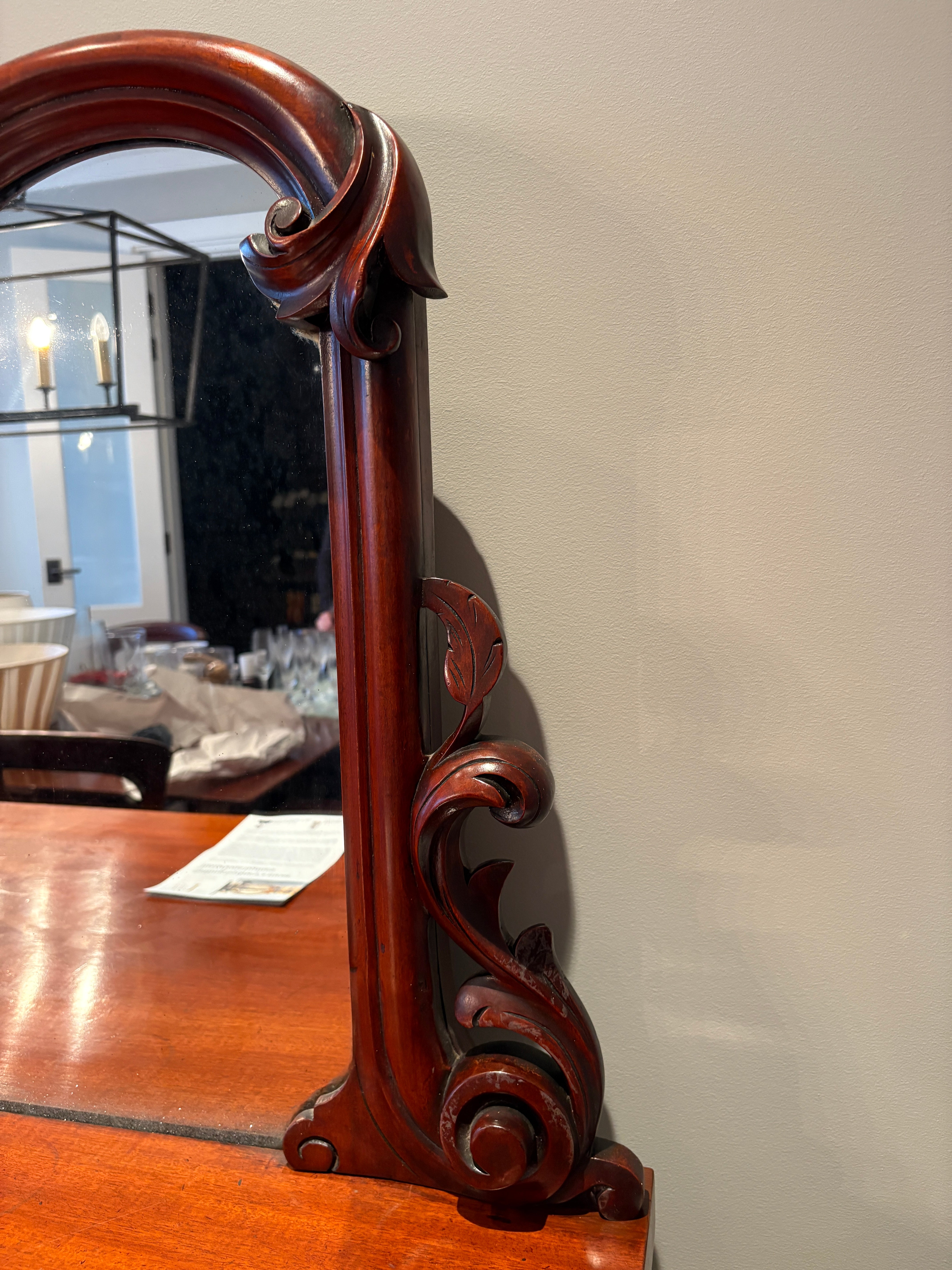 Antique c1860s Mahogany Sideboard
