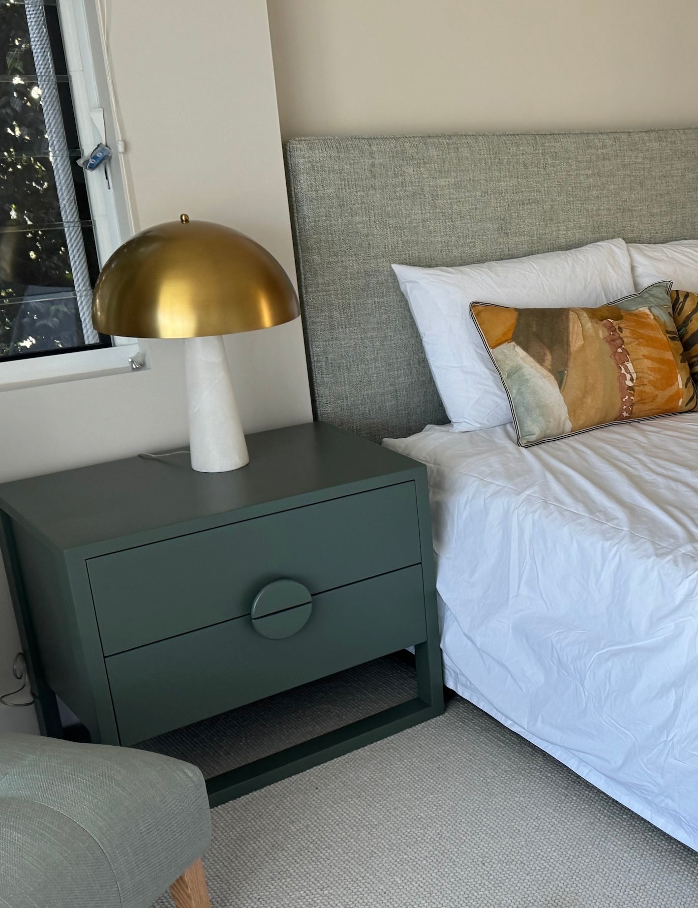 Satara Solaris Bedside Tables, pair