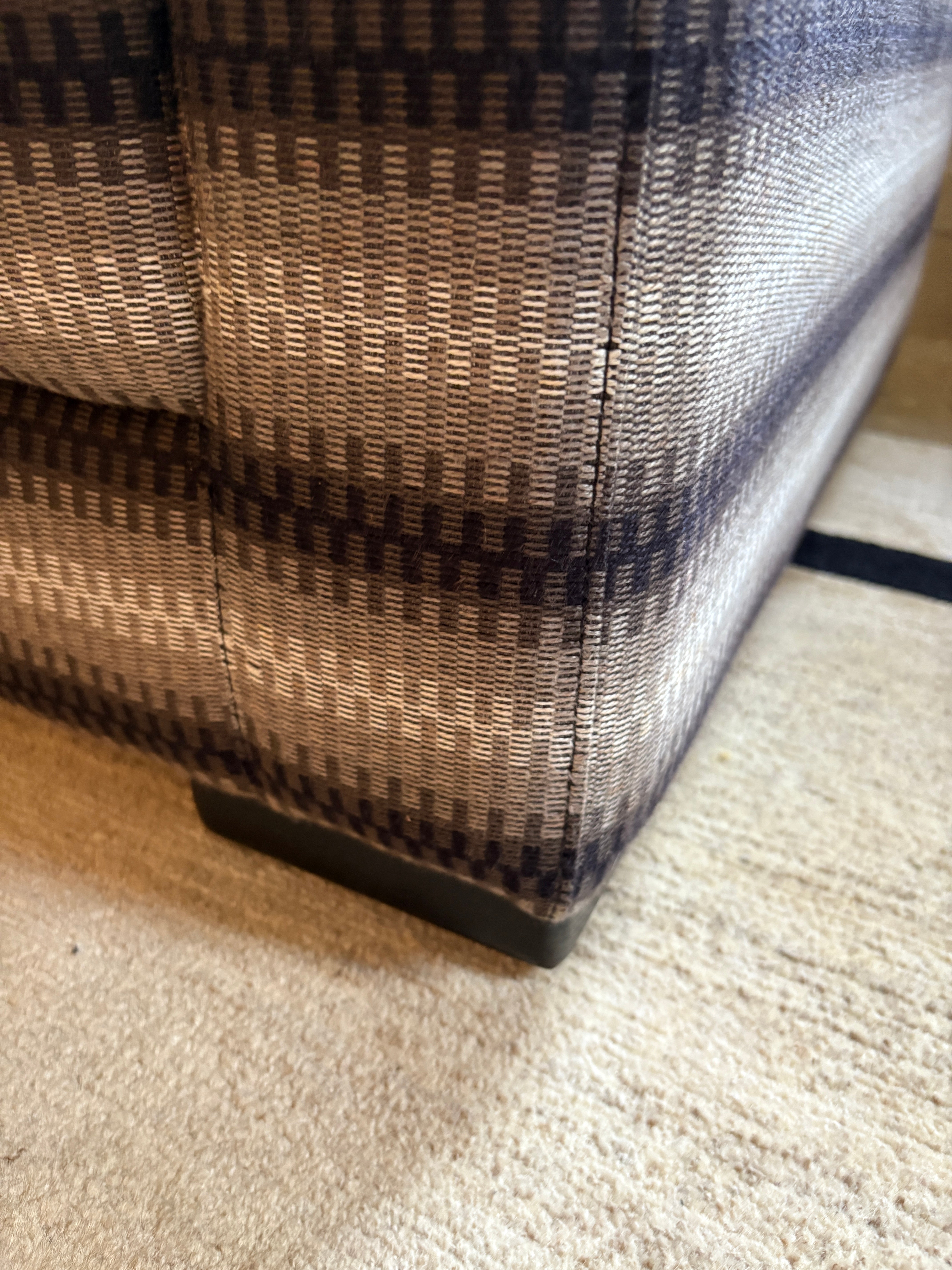 Jardan Oscar Striped Armchairs, pair