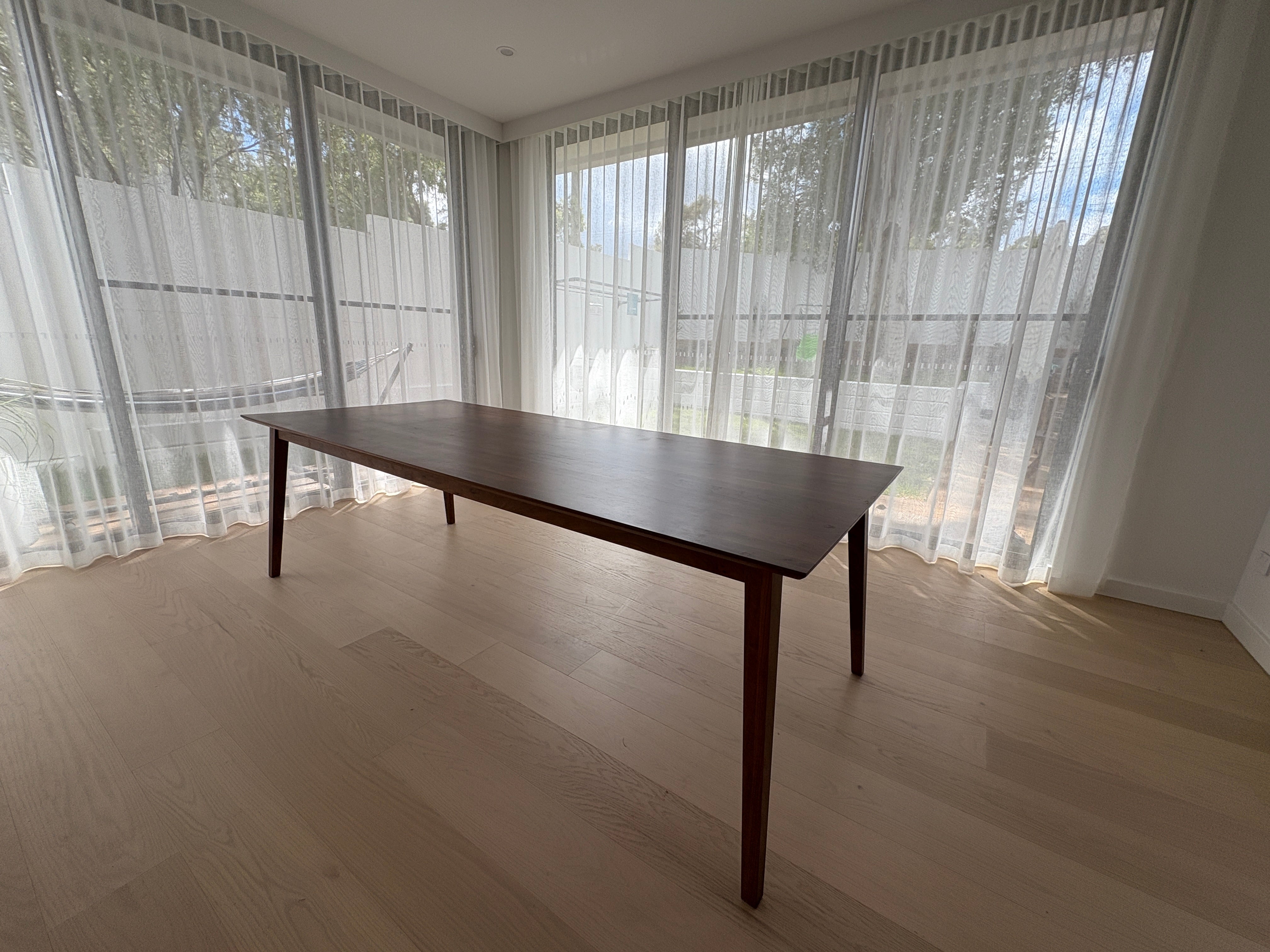 Icon By Design Jolanda Solid Walnut Dining Table