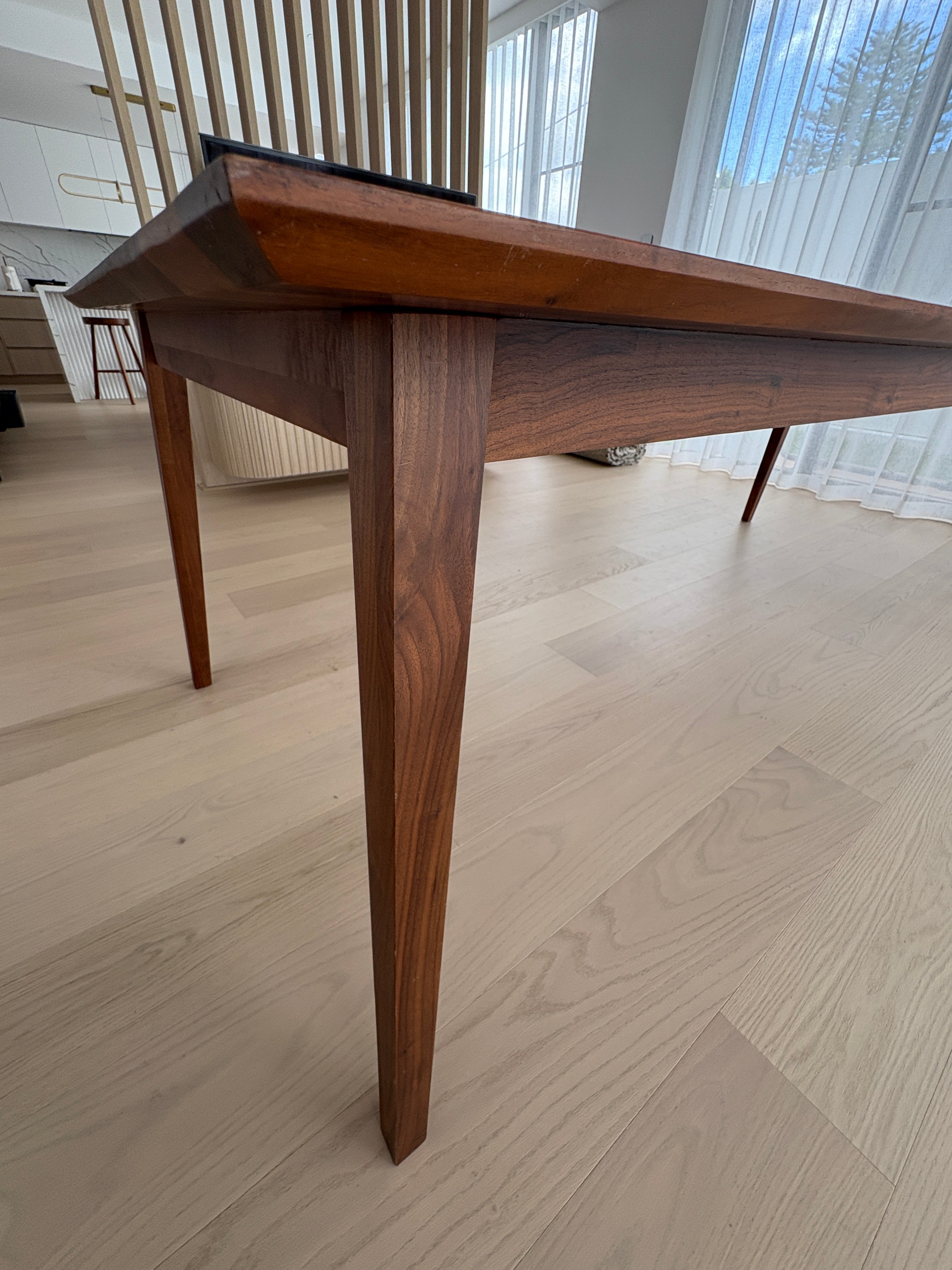 Icon By Design Jolanda Solid Walnut Dining Table