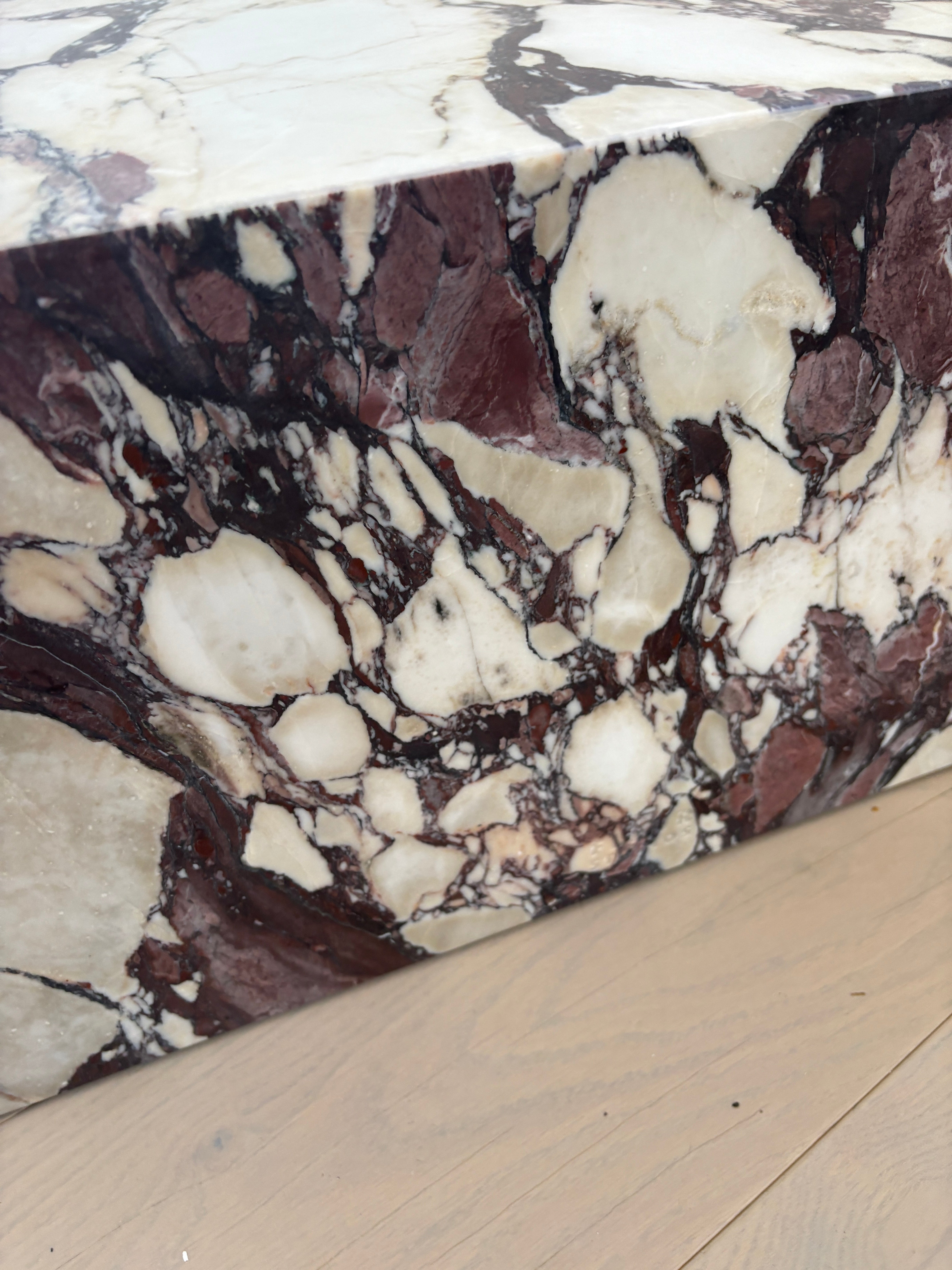 Fleur Studios Viola Marble Coffee Table