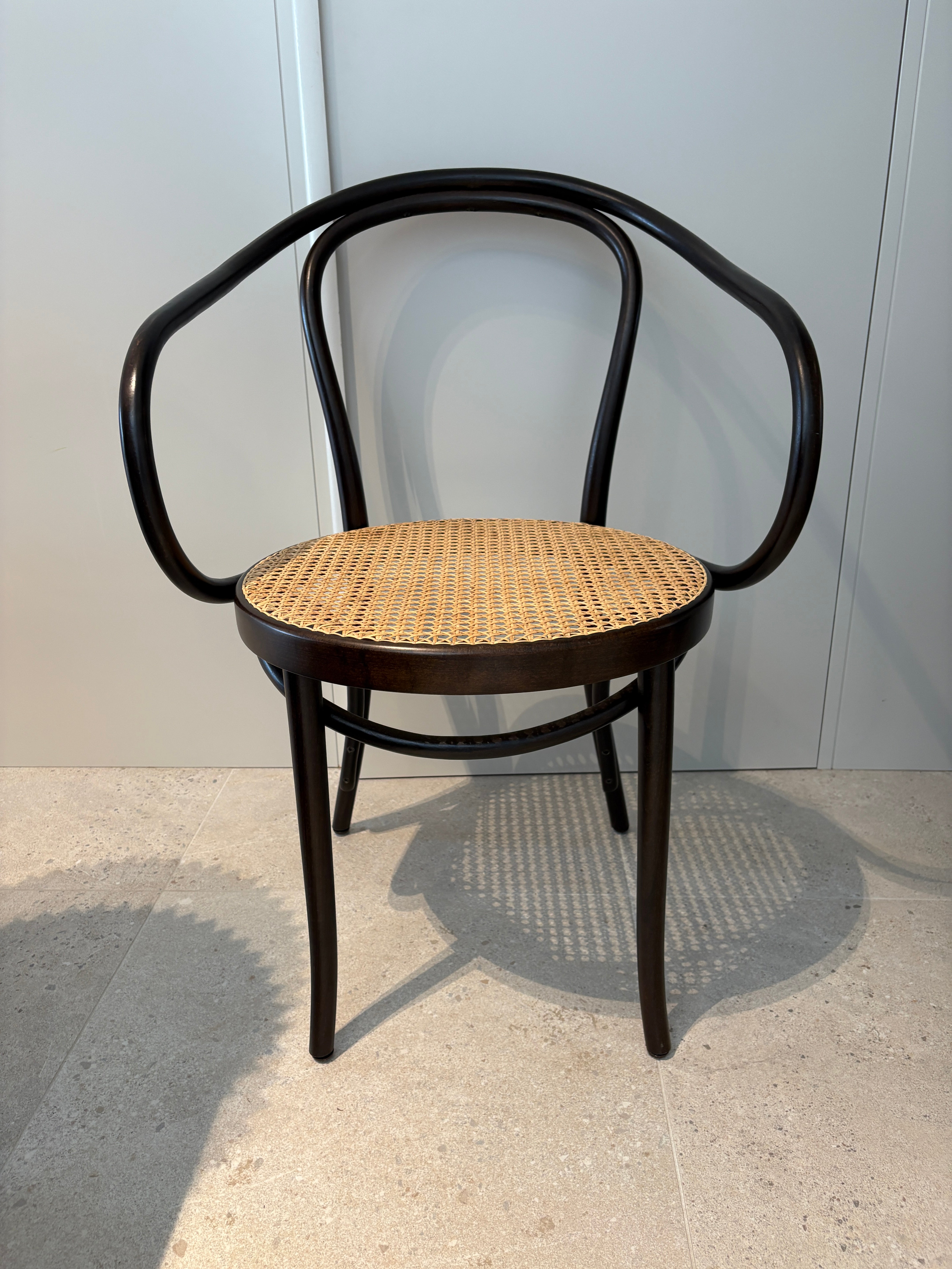Thonet Unit Dining Table and Thonet Cane Back Chairs