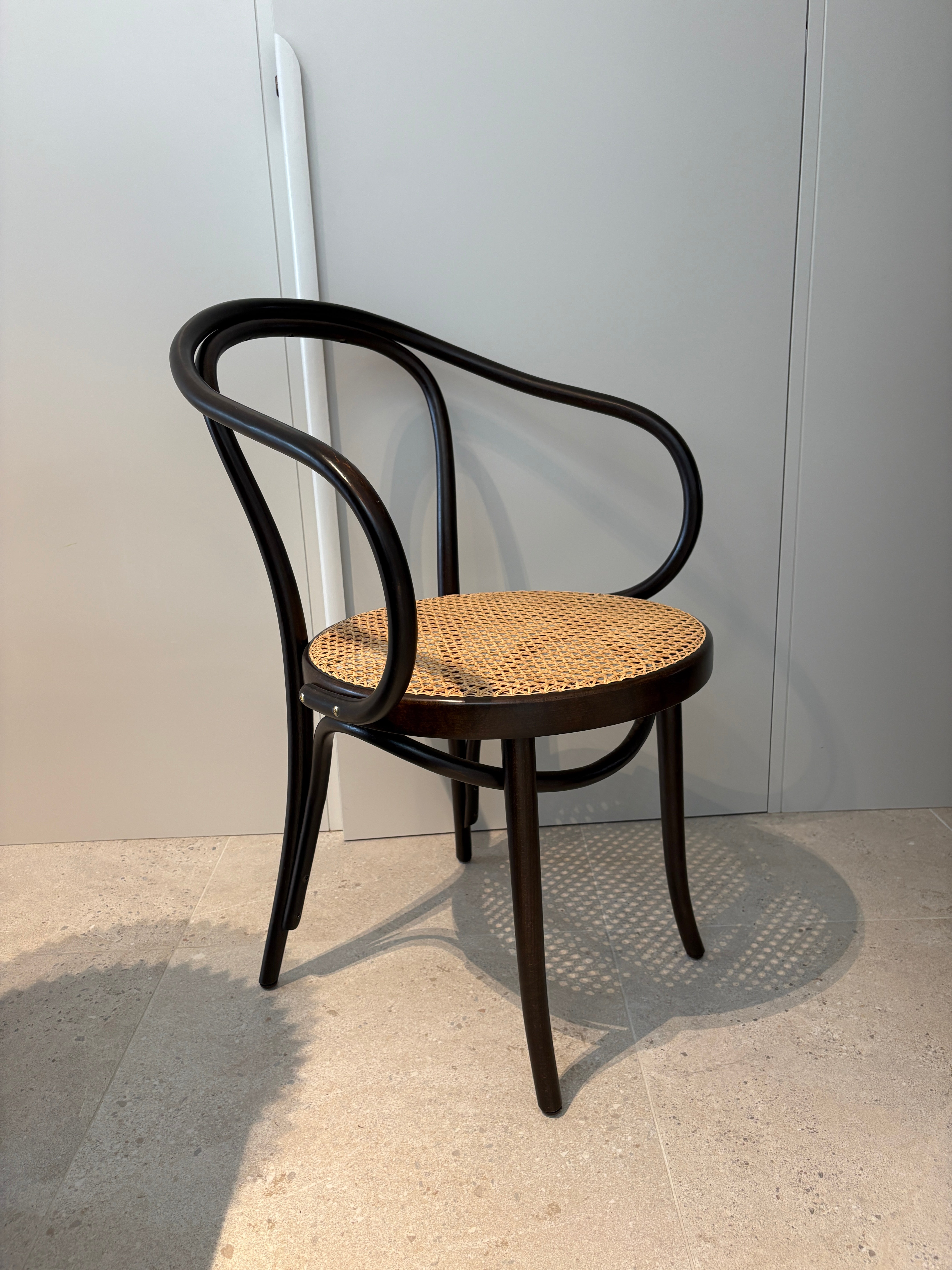 Thonet Unit Dining Table and Thonet Cane Back Chairs