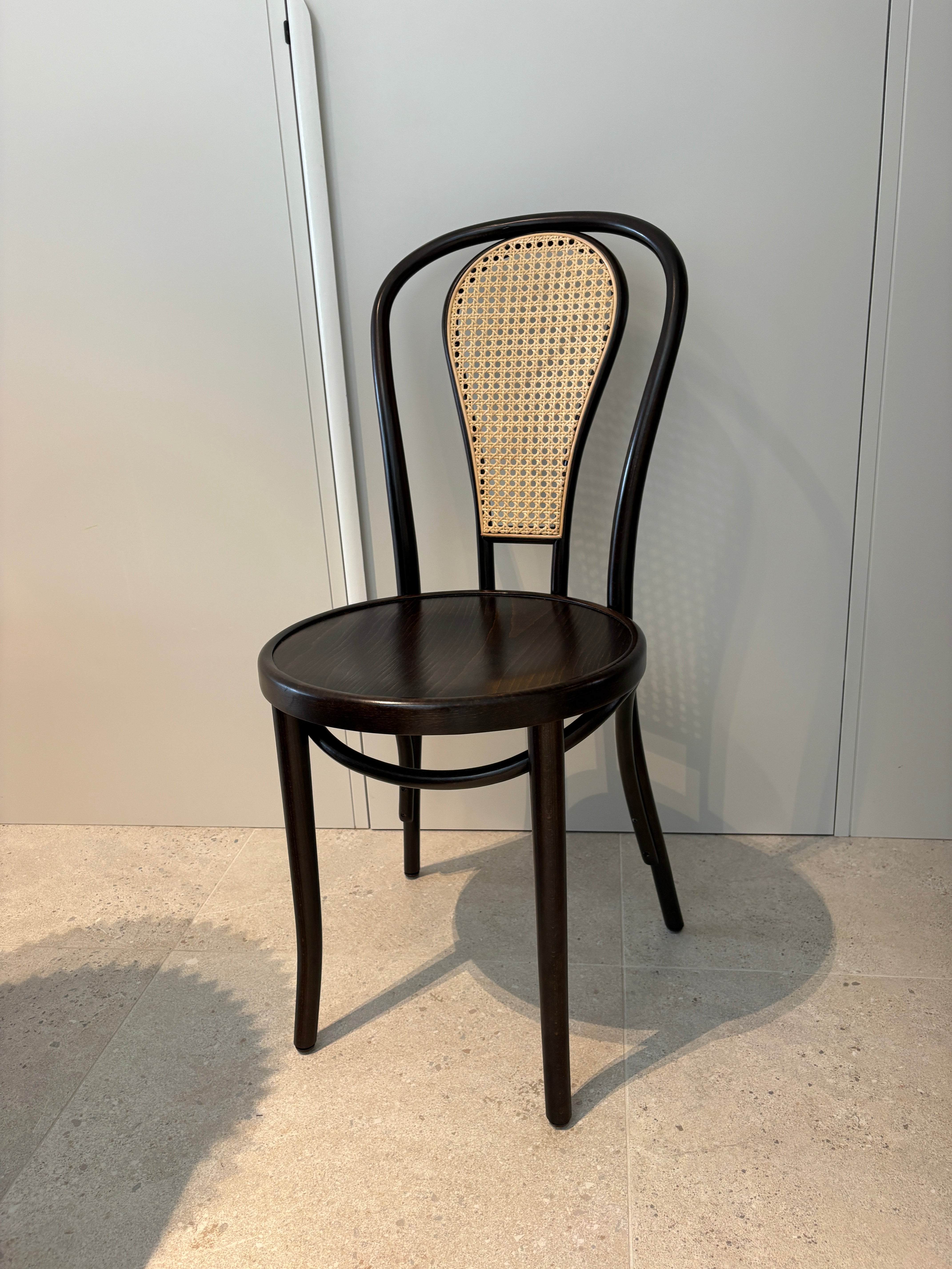 Thonet Unit Dining Table and Thonet Cane Back Chairs