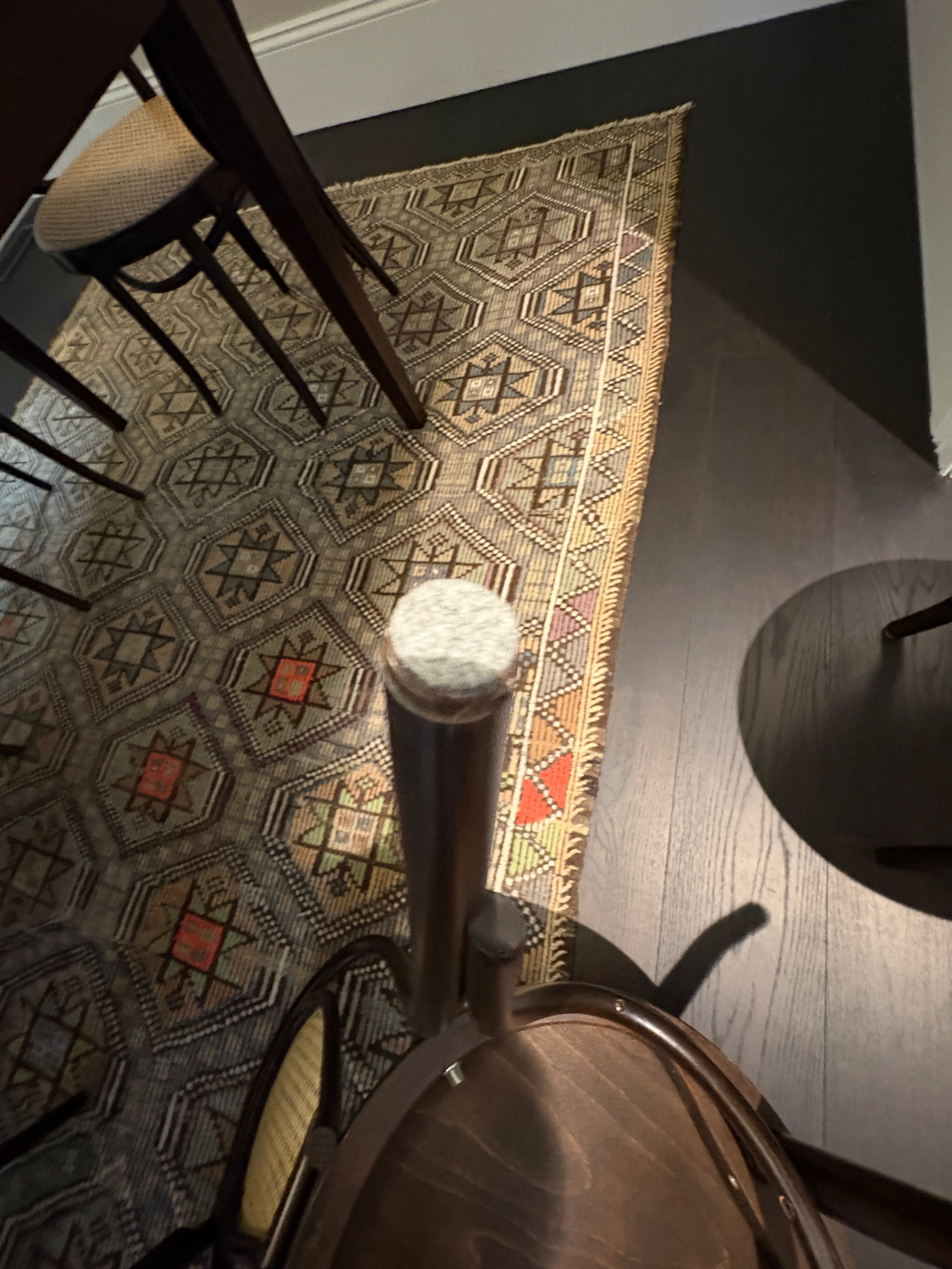 Thonet Unit Dining Table and Thonet Cane Back Chairs