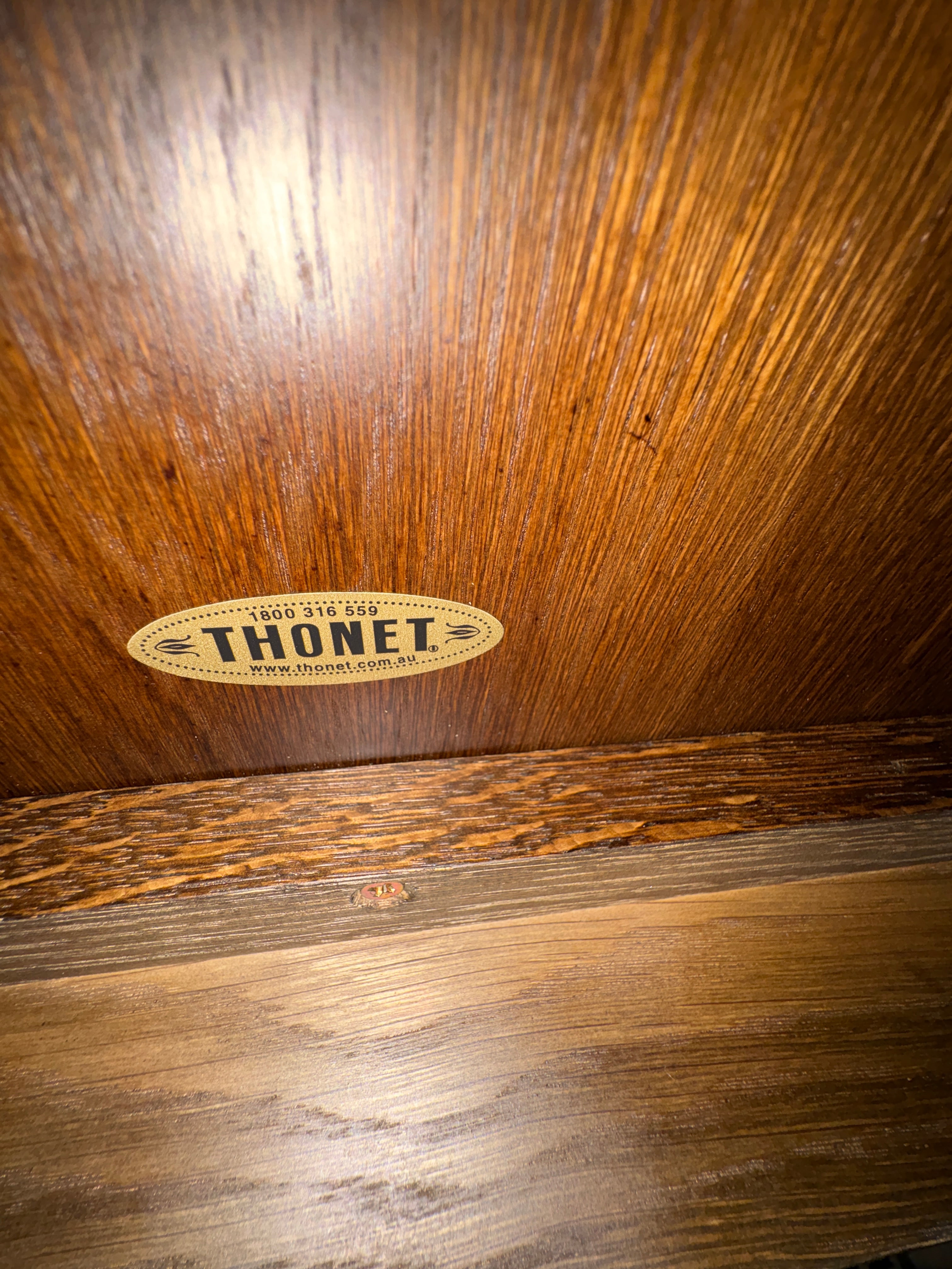 Thonet Unit Dining Table and Thonet Cane Back Chairs