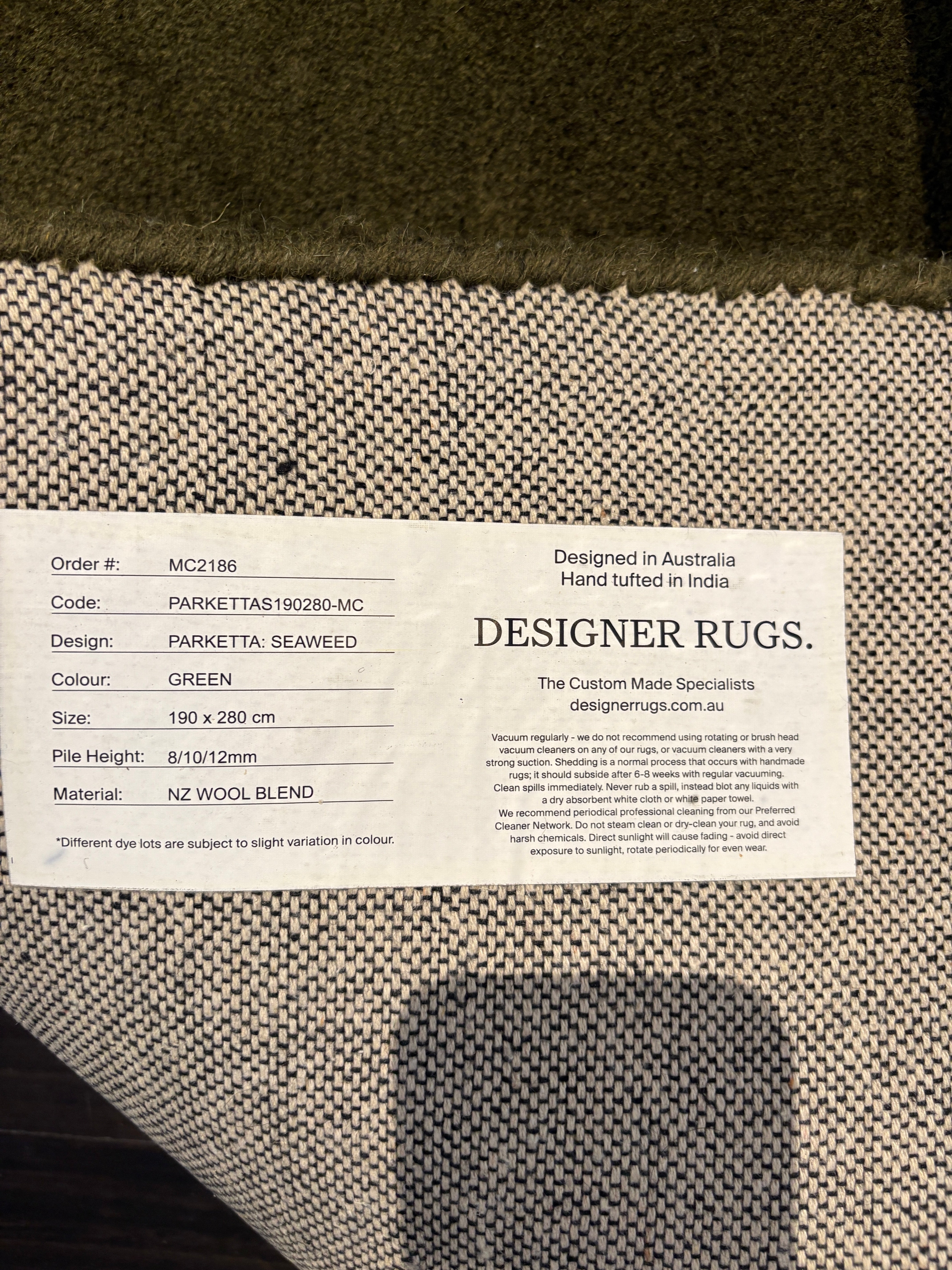 Designer Rugs Parketta Rug