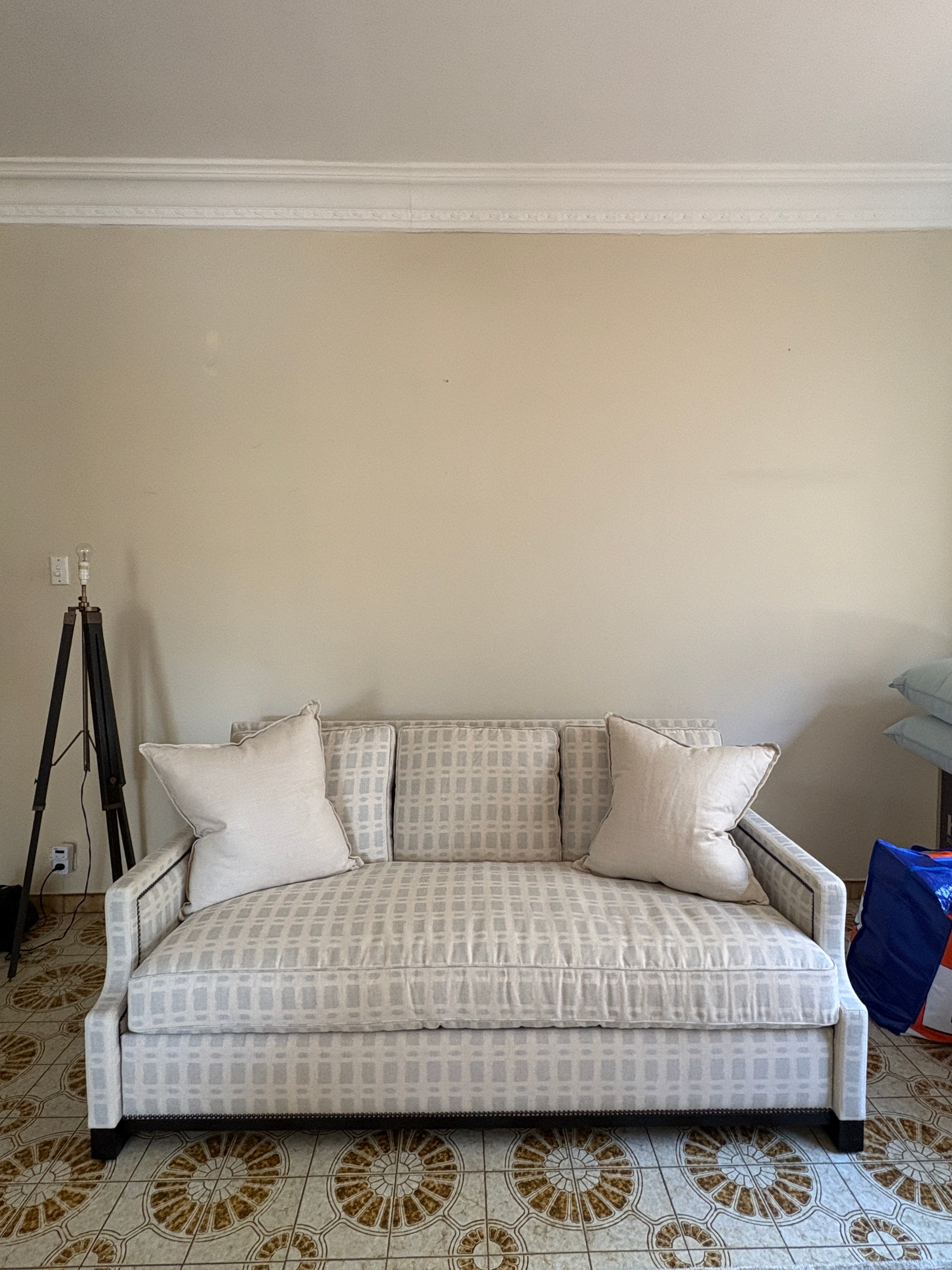 Custom Linen Sofa