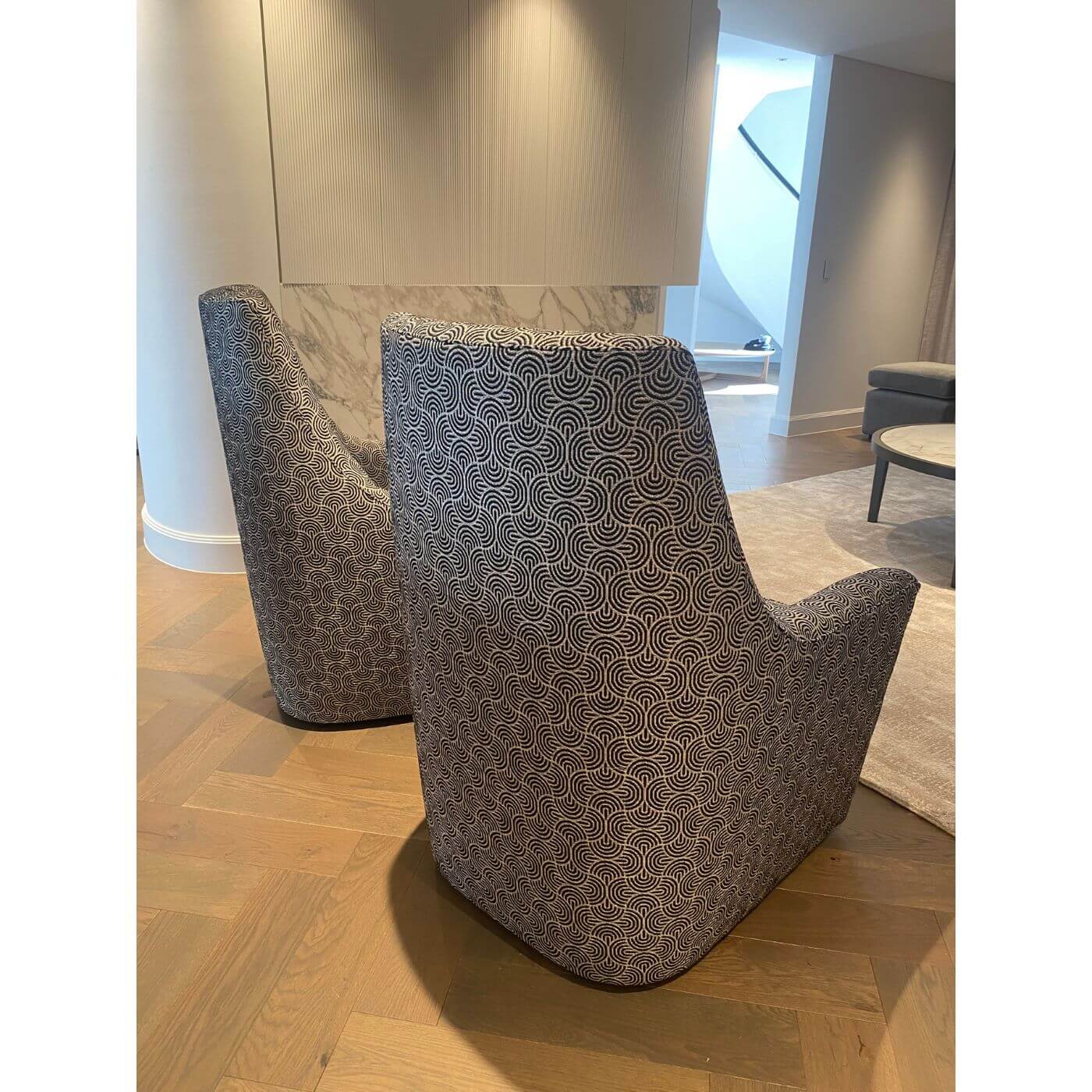 Two-Design-Lovers-Bespoke-Contemporary-high-backed-armchairs