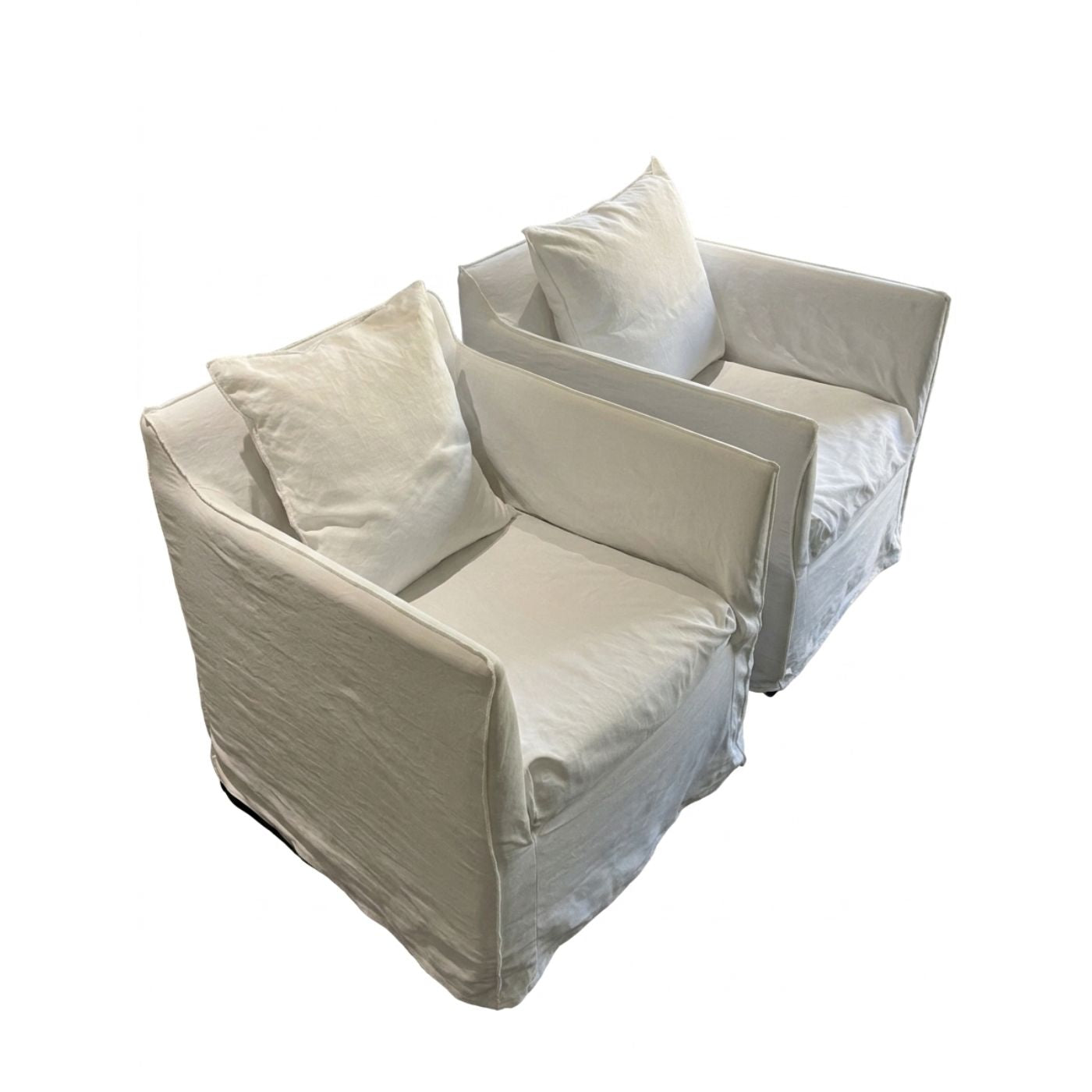 MCM House Joe Arm Chairs, pair