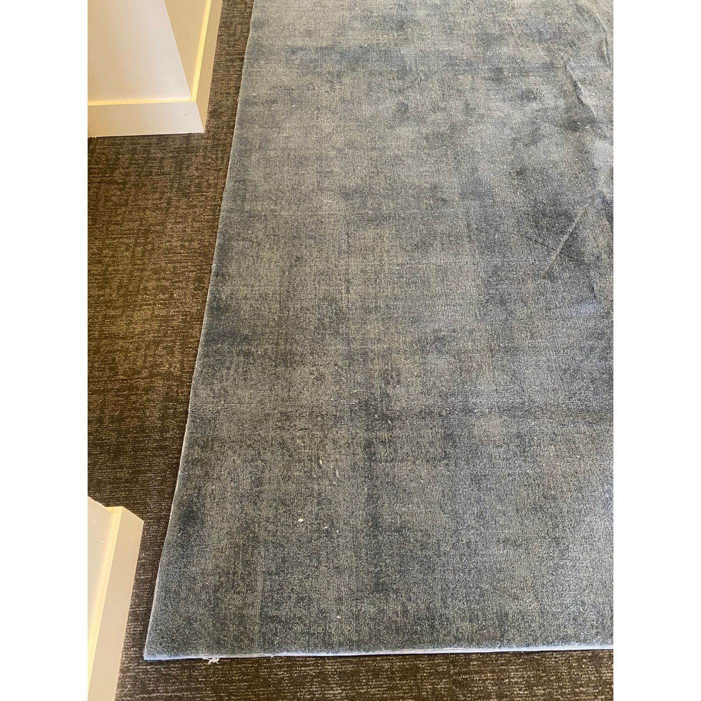 RC+D Custom Blue Wool Rug
