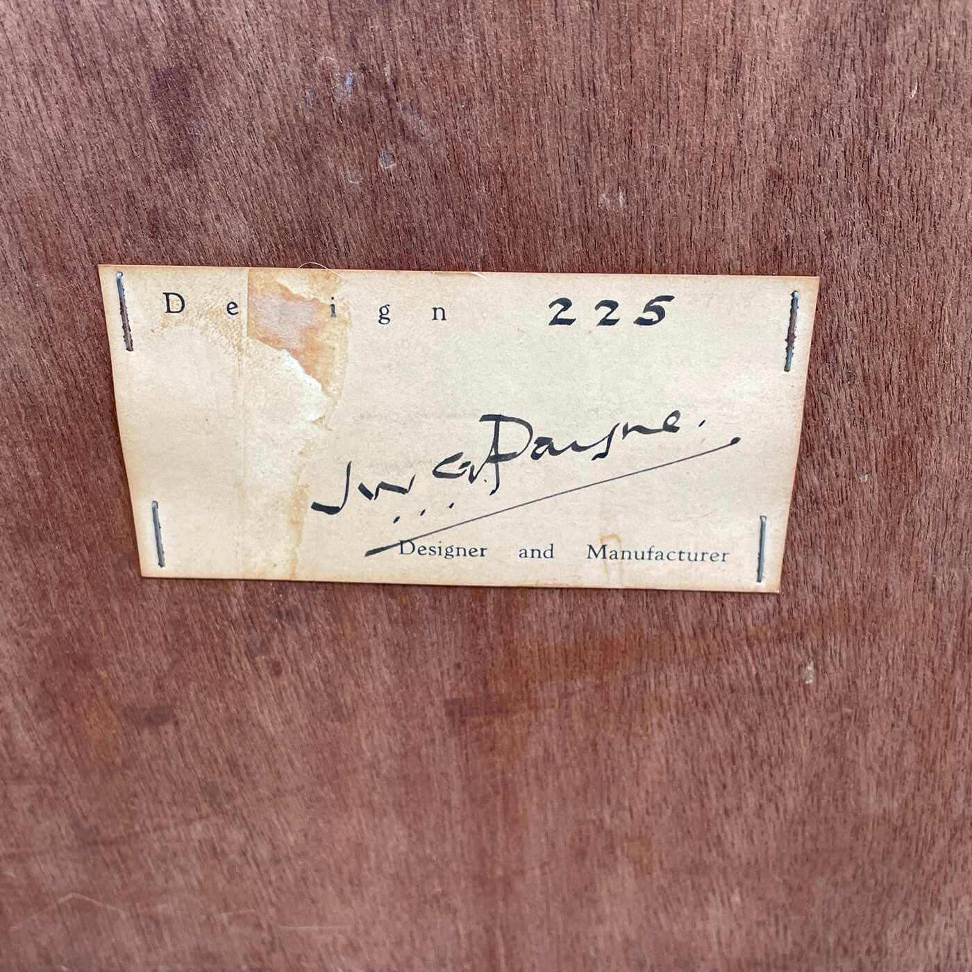 JWG Payne c1960s Side Tables, pair