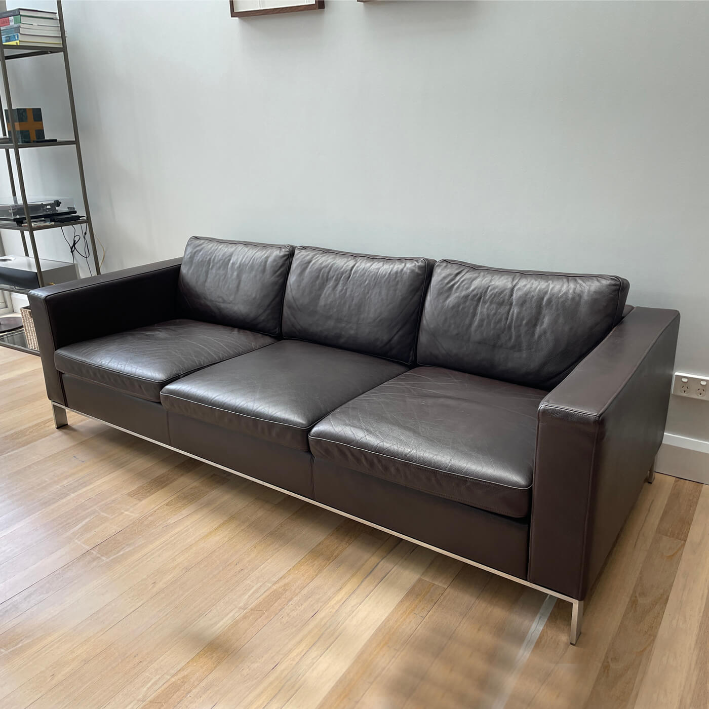 Walter Knoll Foster 503 Leather Sofa & ottoman