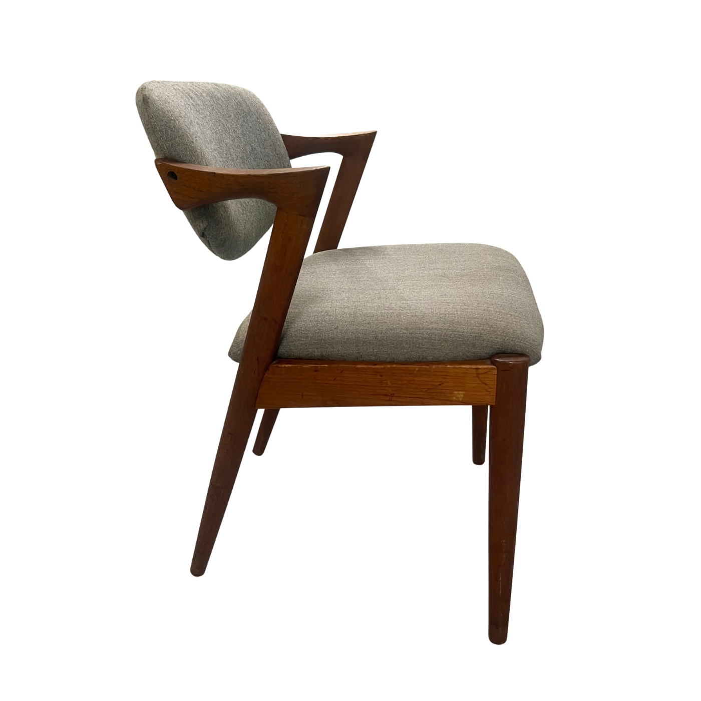 Kai Kristiansen Model 42 Teak Dining Chairs, set of 7