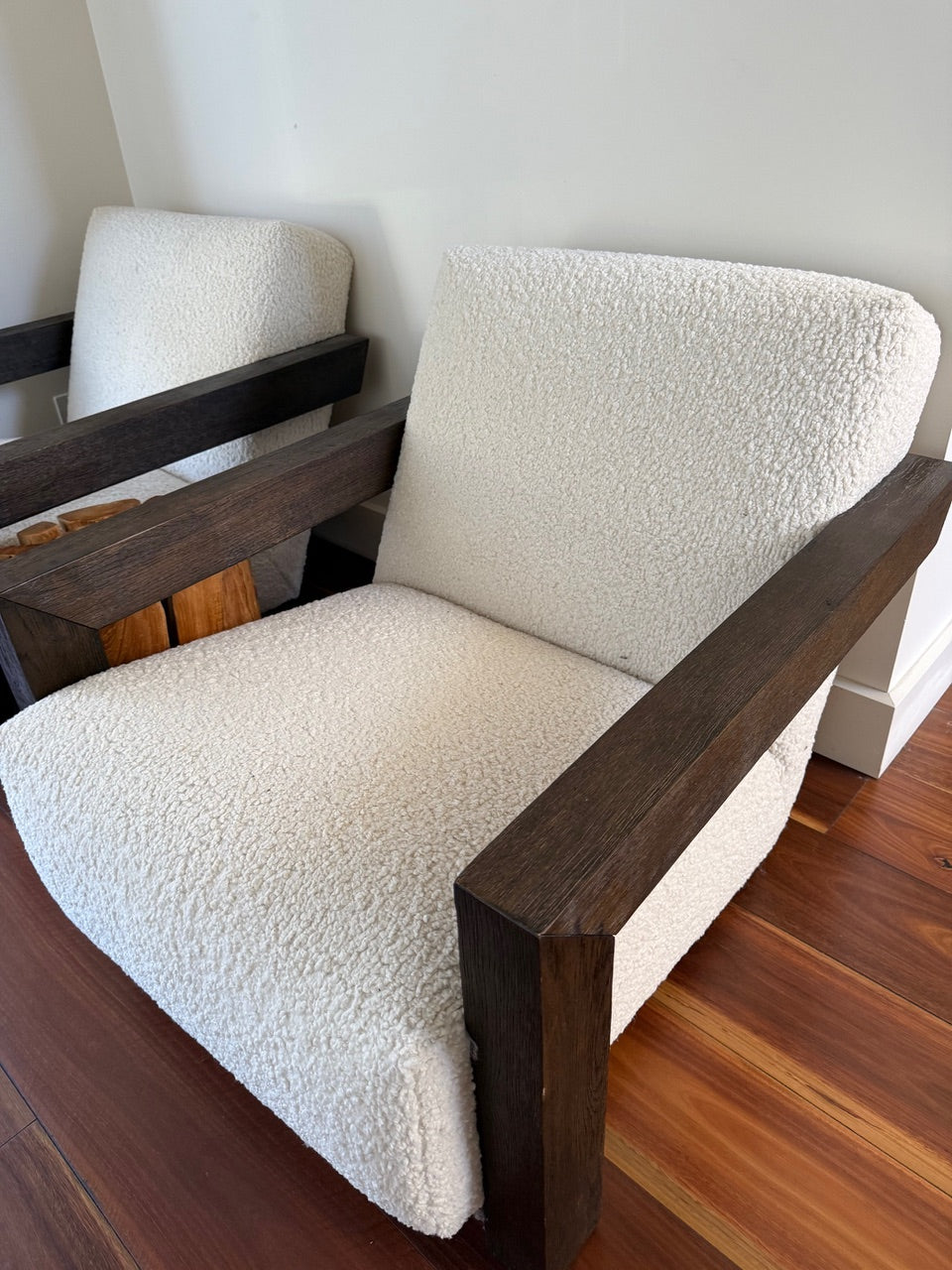 Coco Republic Breu Armchairs, Pair