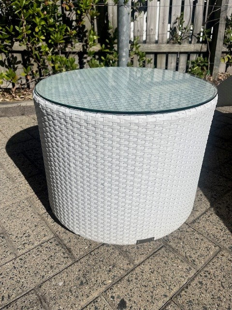 Rausch Florida Beach sun loungers, pair + side table