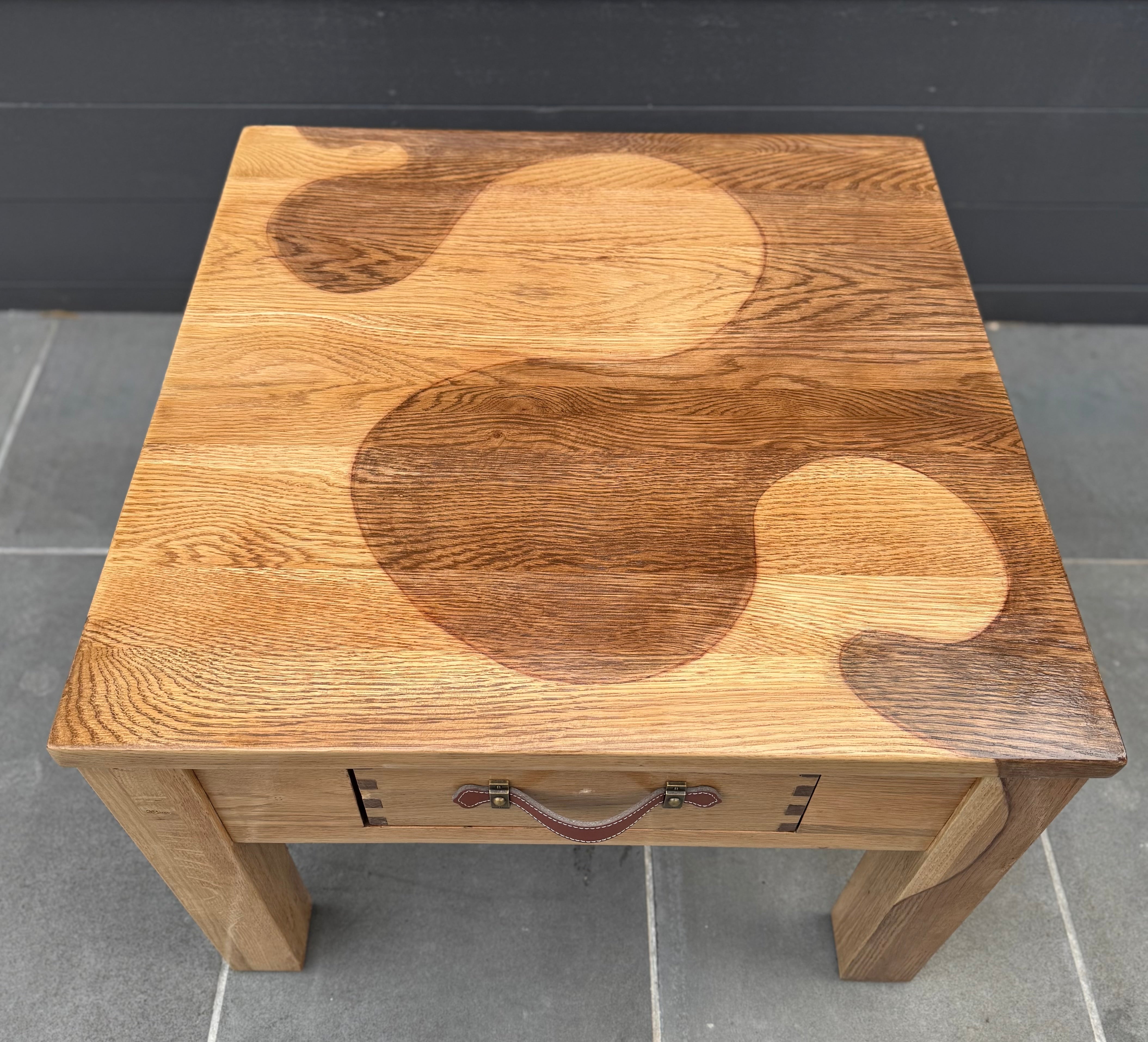 Handcrafted Solid Oak Coffee Table