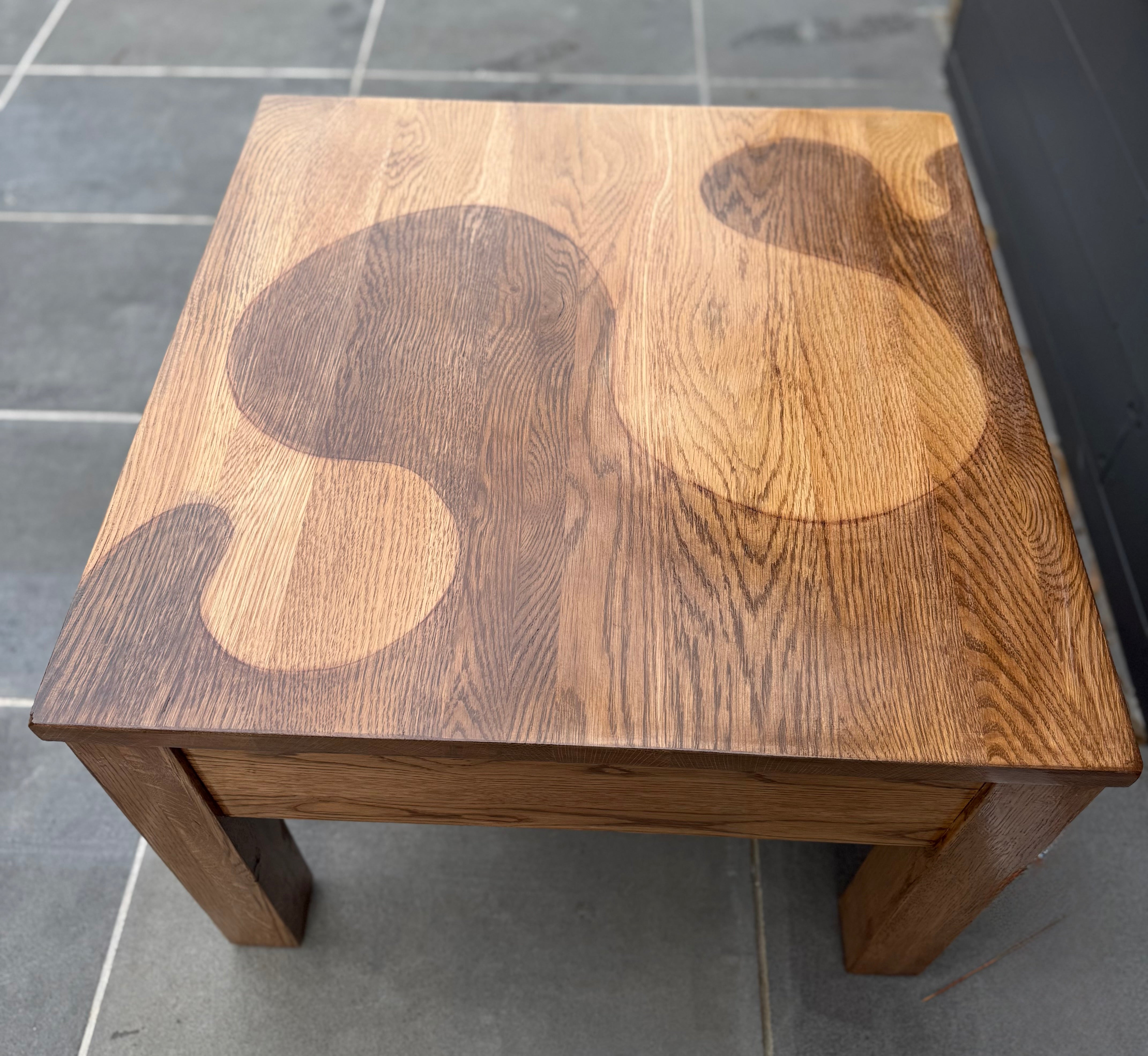 Handcrafted Solid Oak Coffee Table