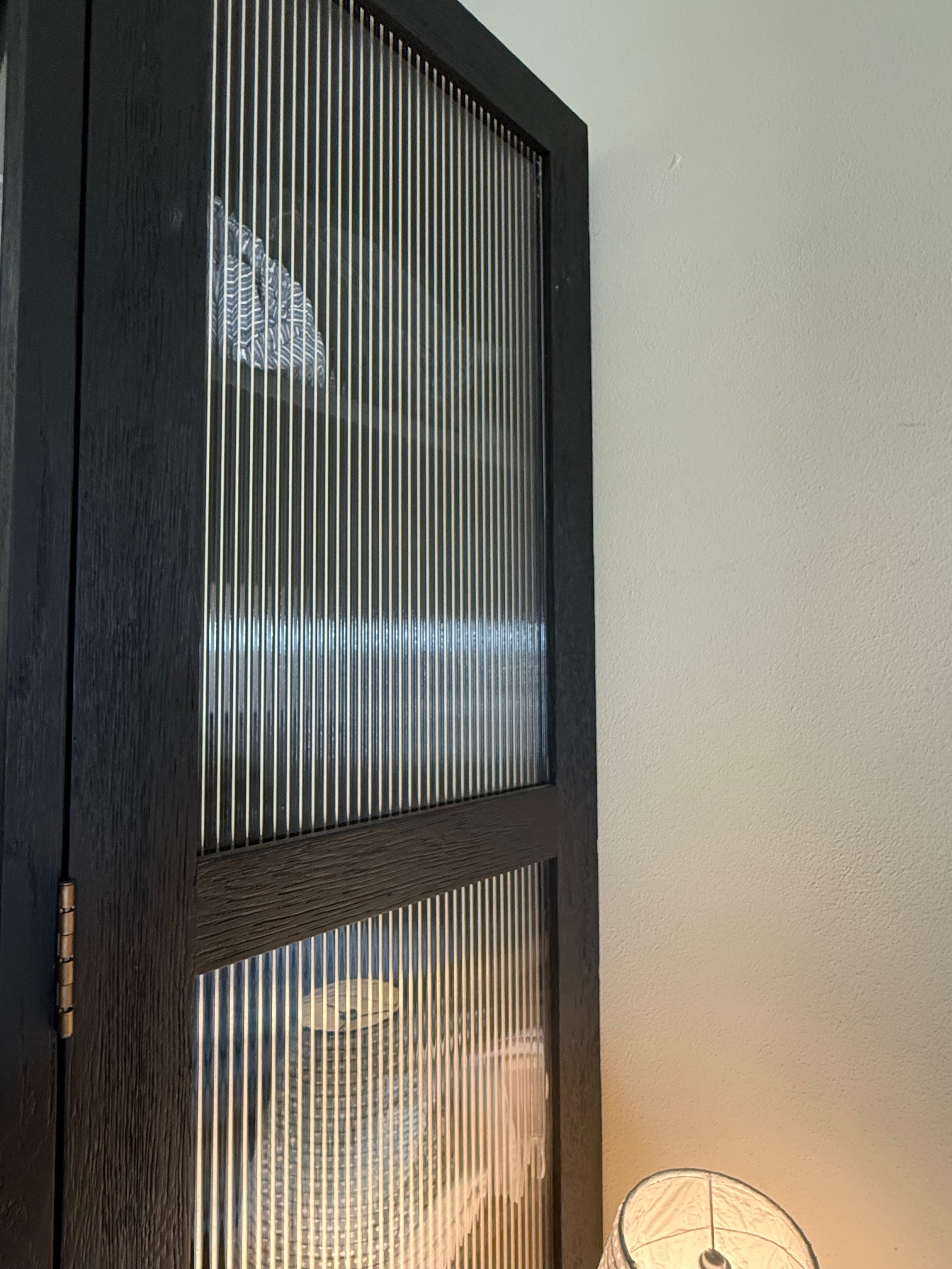 Coco Republic Black Oak Tall Cabinet