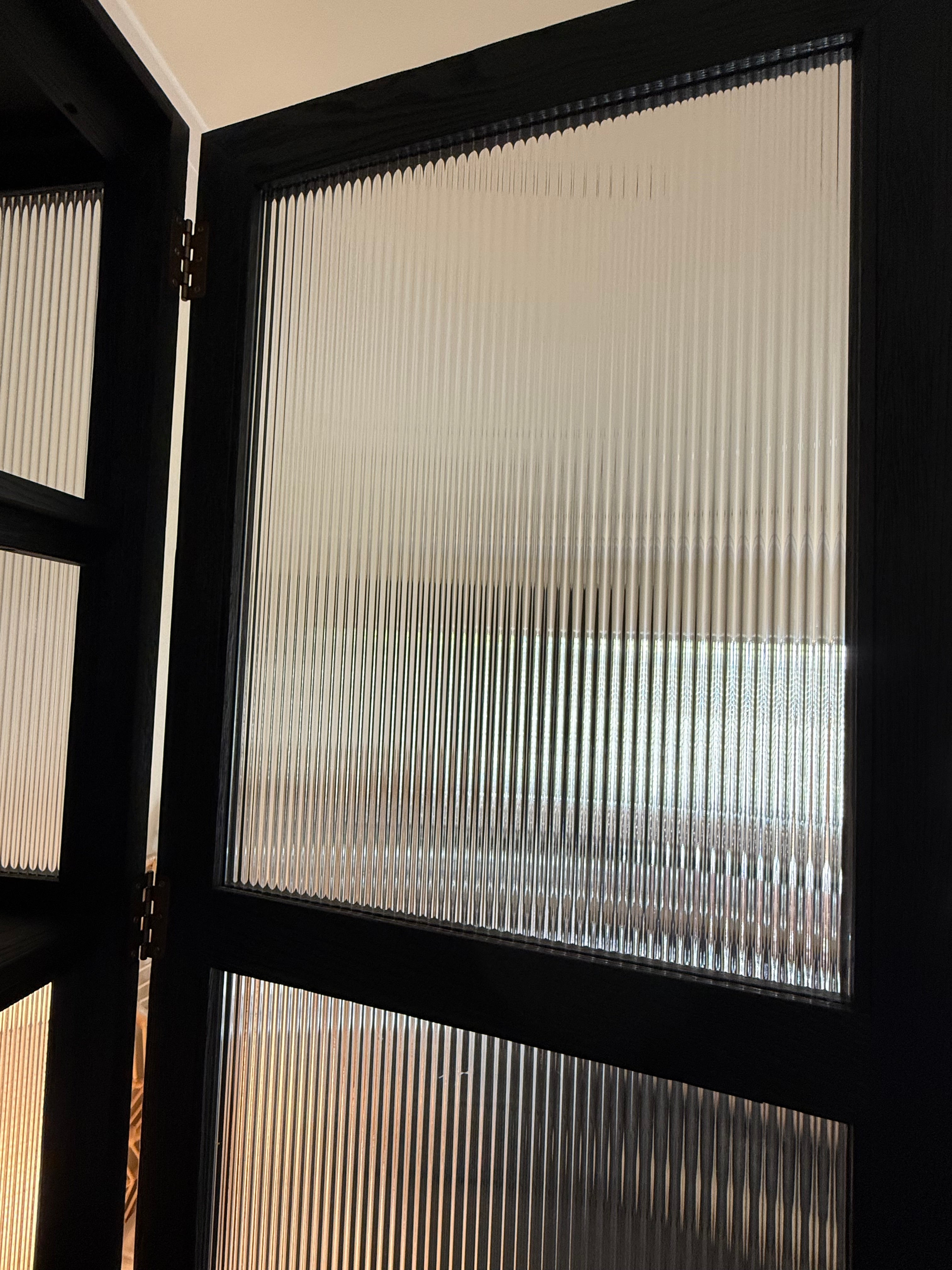 Coco Republic Black Oak Tall Cabinet