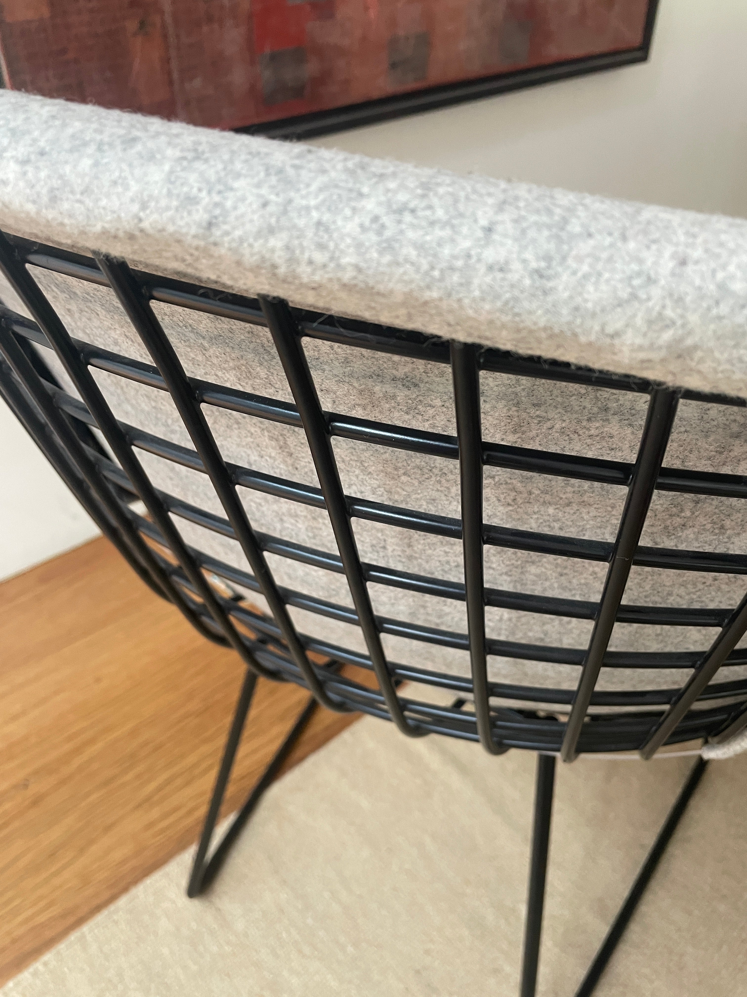 Knoll Bertoia Upholstered Side Chairs, set of 8