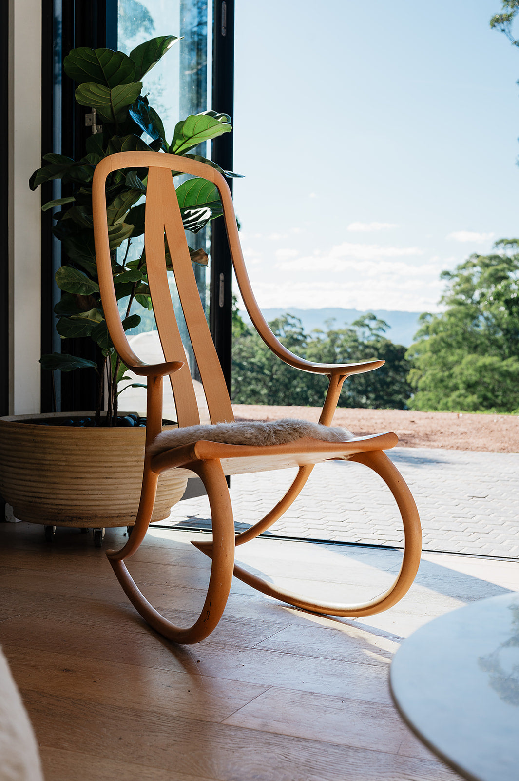 David Haig Monogram Rocking Chair