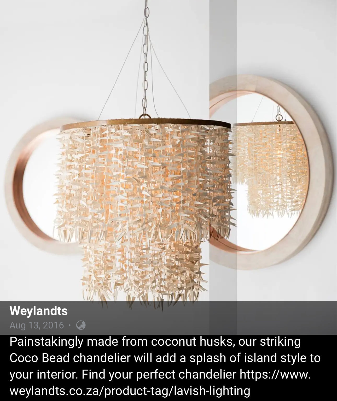 Weylandts Coco Bead Chandelier