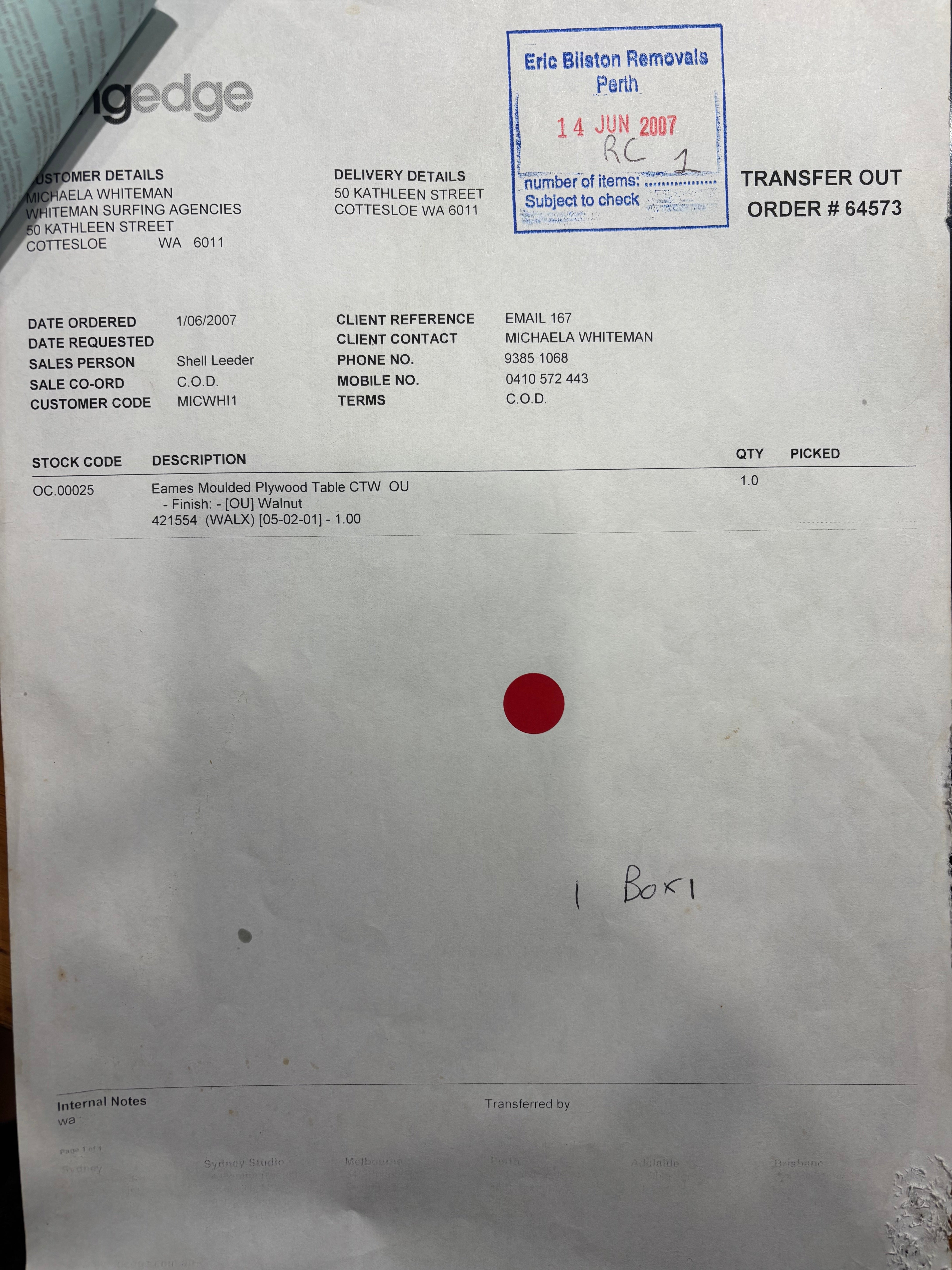 Eames Moulded Plywood Coffee Table