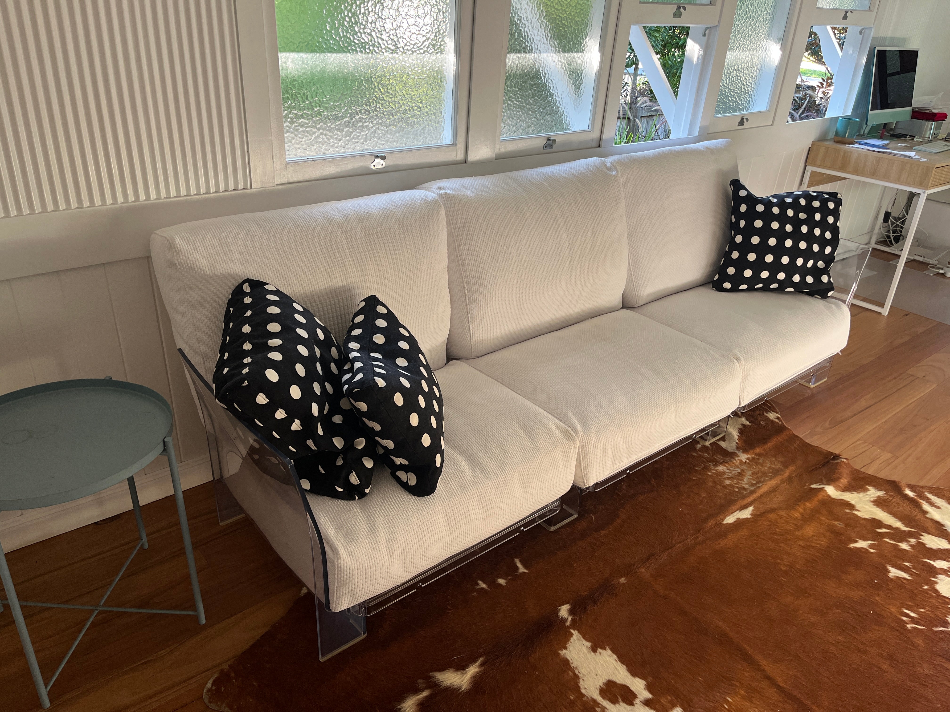 Kartell Pop Outdoor 3 Seat Sofa