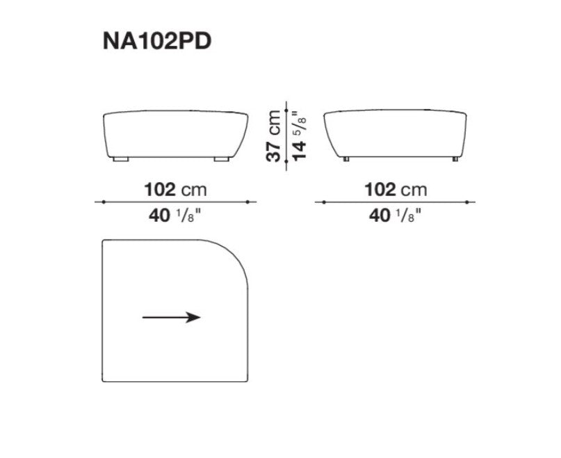 B&B Italia Naviglio Sofa