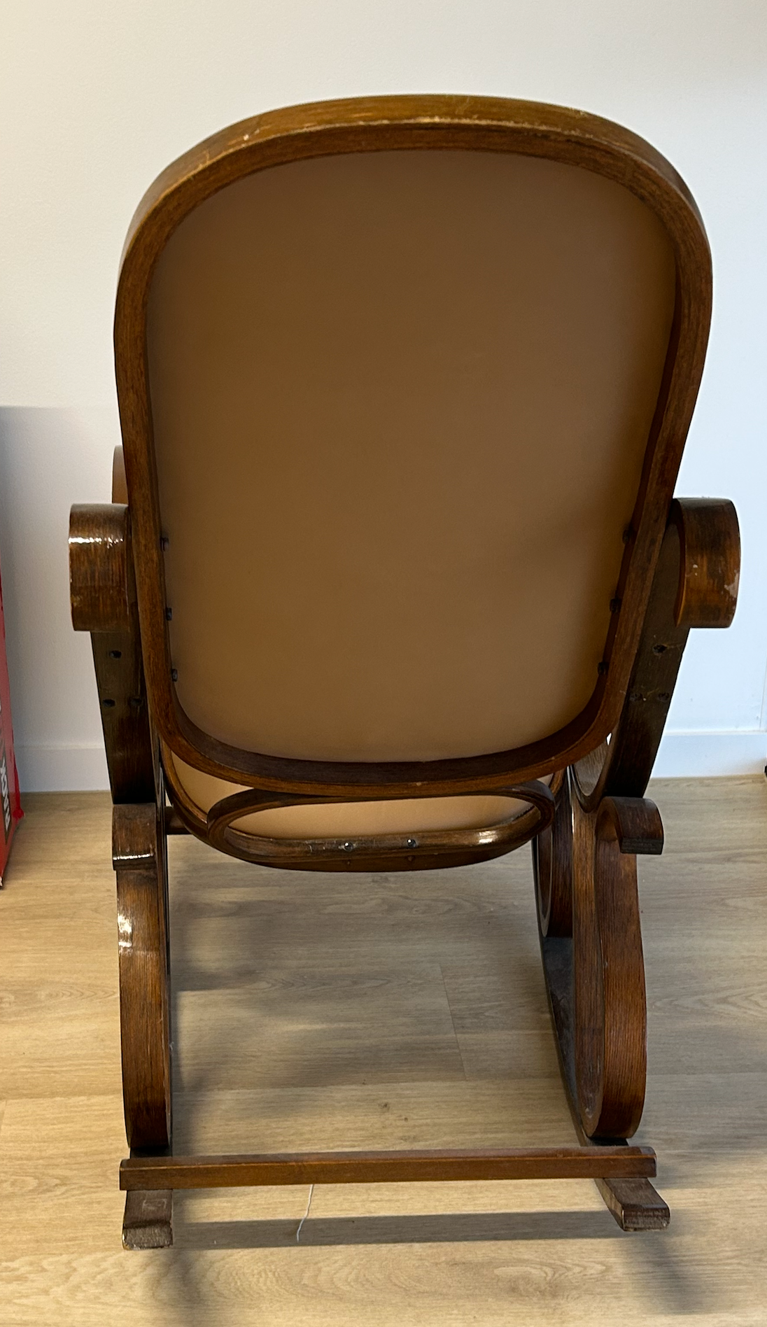 Thonet style Vintage Bentwood Rocking Chairs, pair