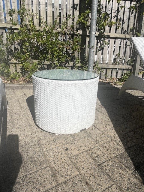 Rausch Florida Beach sun loungers, pair + side table