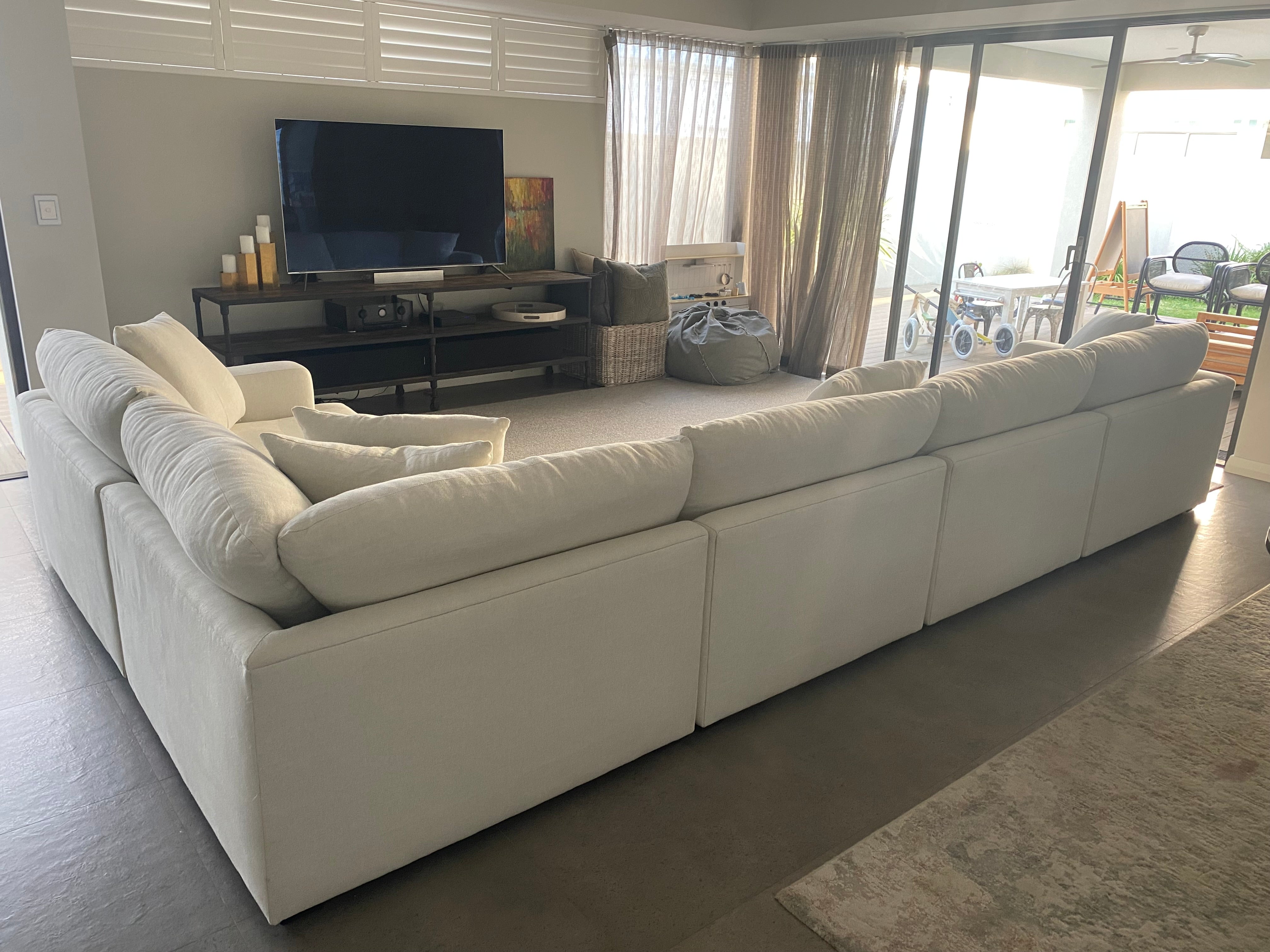 Coco Republic Longbeach Jumbo Modular Sofa
