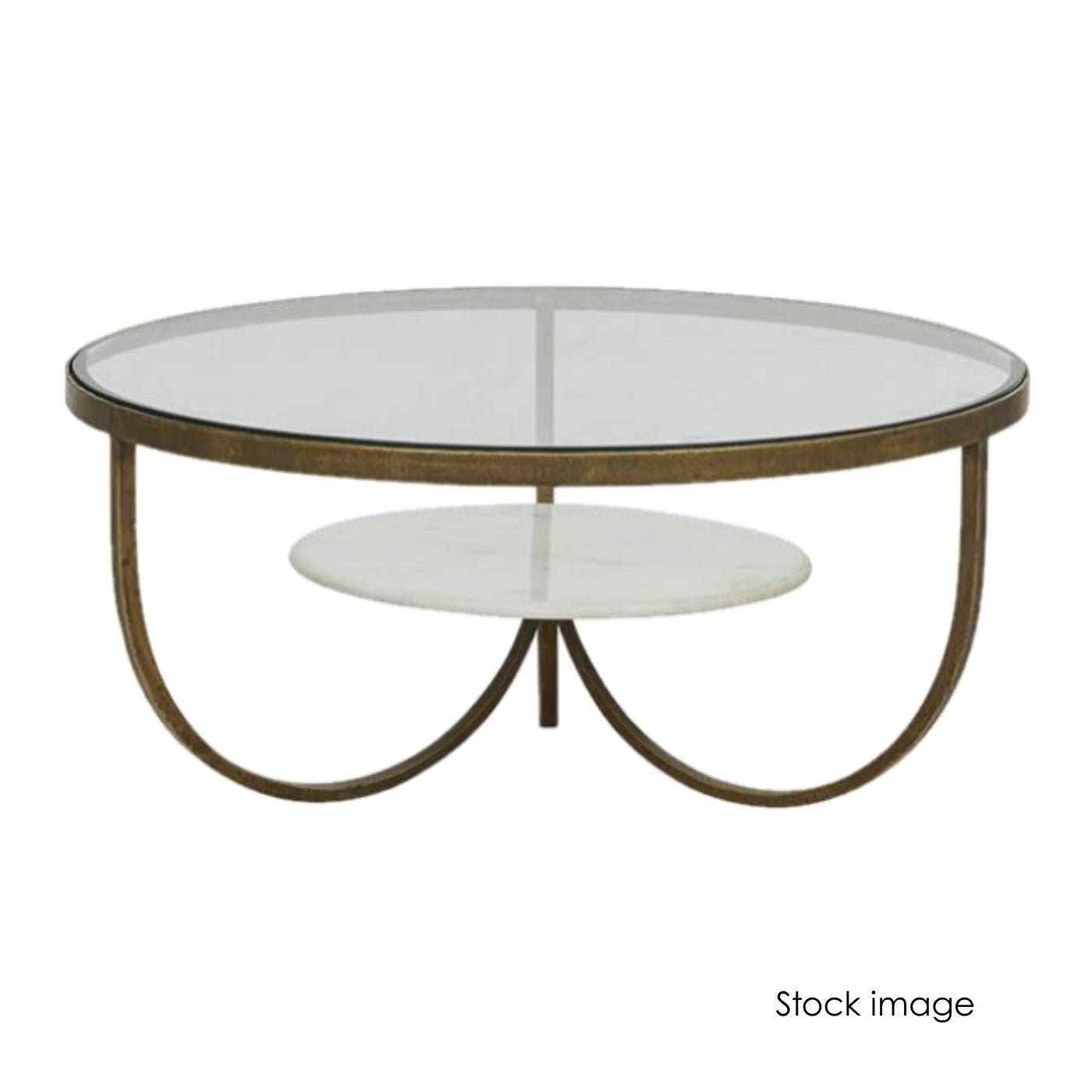 GlobeWest Amelie Curve Coffee Table