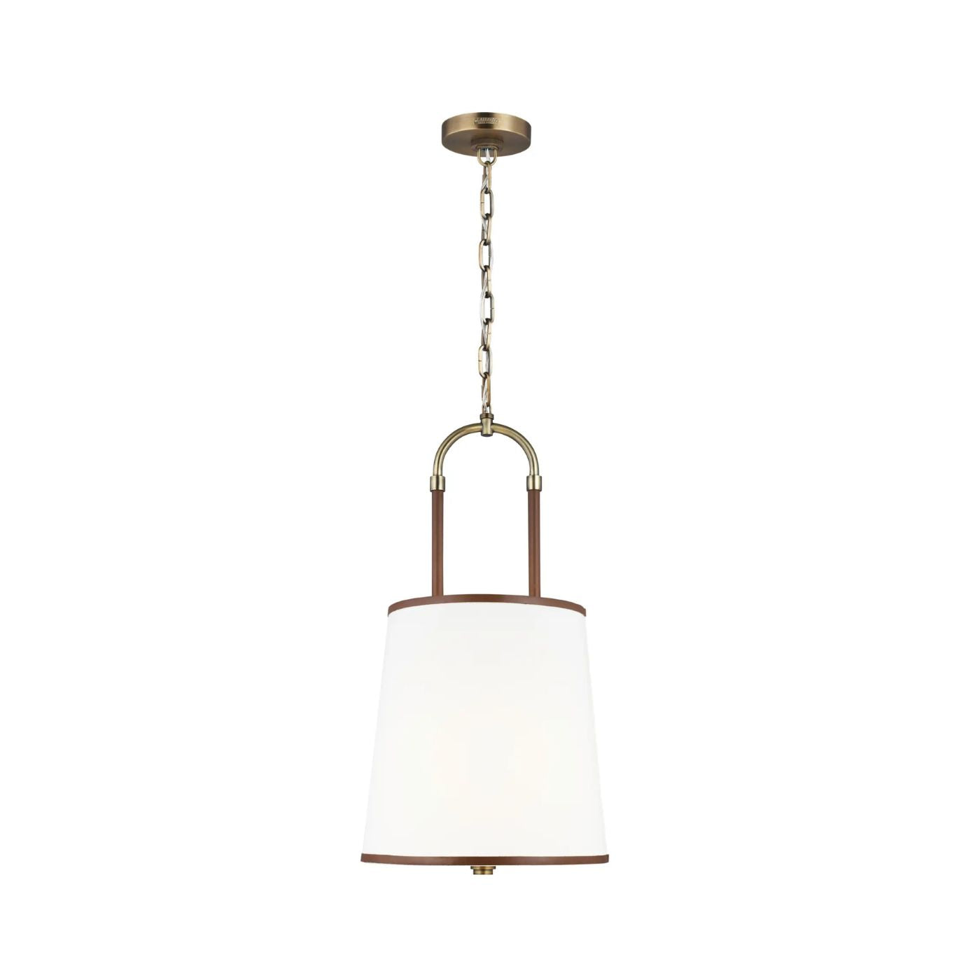 Ralph Lauren Katie 6-Light Chandelier with 2 Matching Pendants - Worn Brass