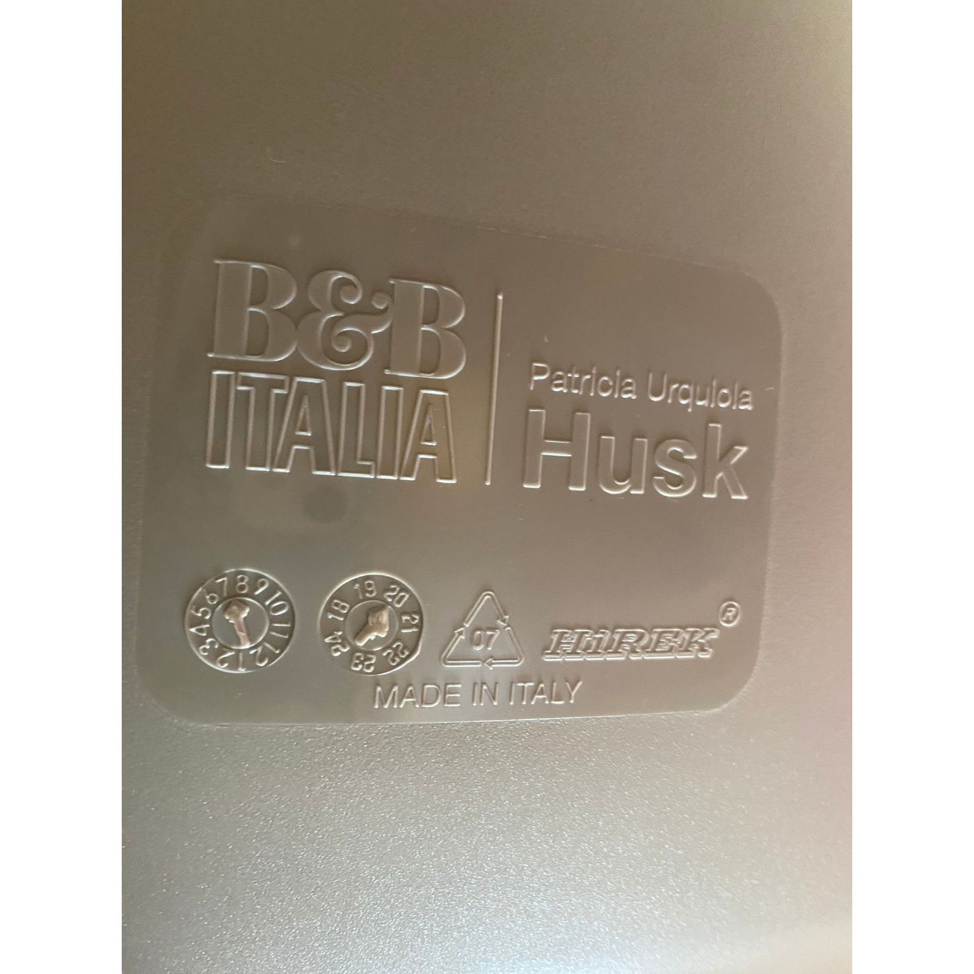 B&B Italia Husk Swivel Armchair with Snug Sides and Headrest