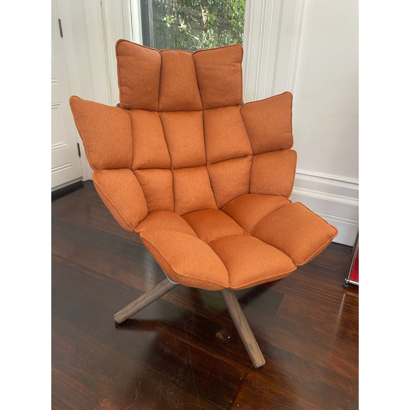 B&B Italia Husk Swivel Armchair with Snug Sides and Headrest