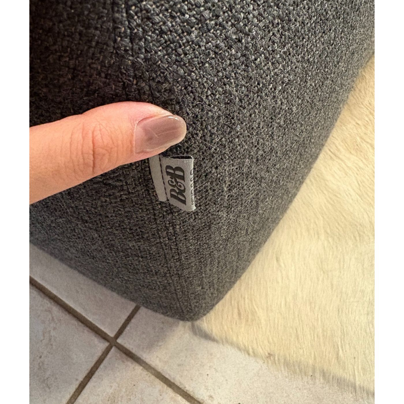 B&B Italia Tufty Time Sofa with Ottoman