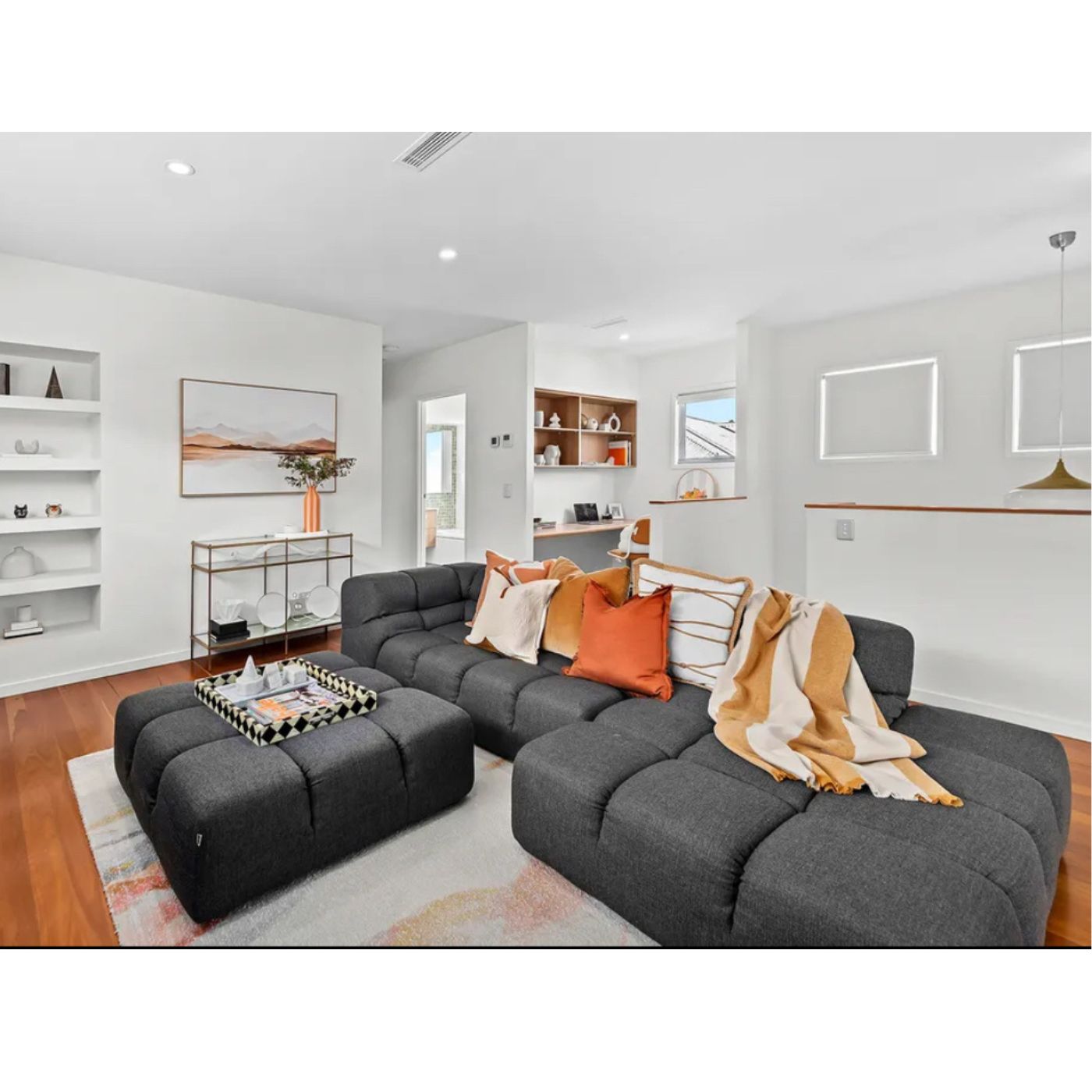 B&B Italia Tufty Time Sofa with Ottoman