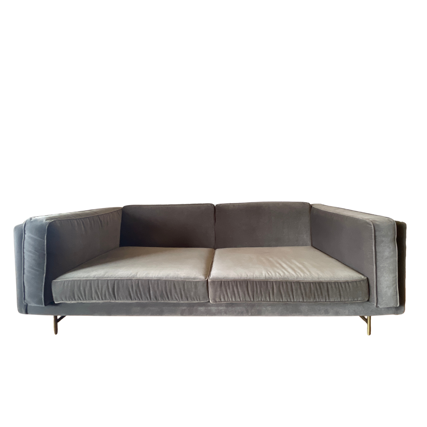 Blu Dot Bank Velvet Sofa