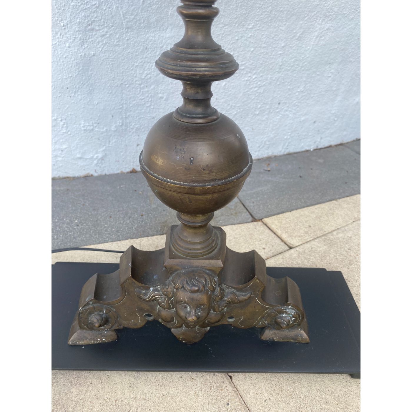 Iron Firedog Table Lamp