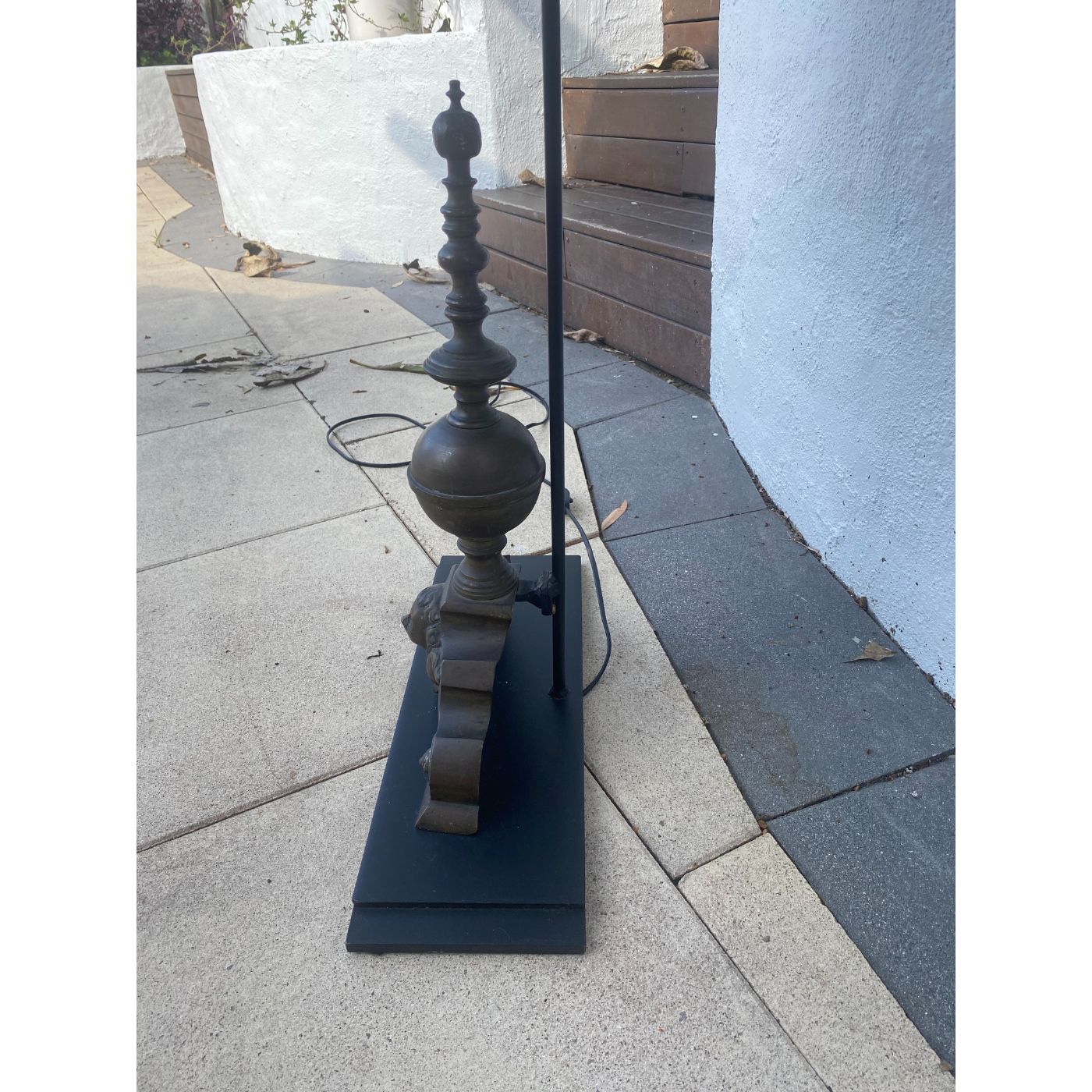Iron Firedog Table Lamp