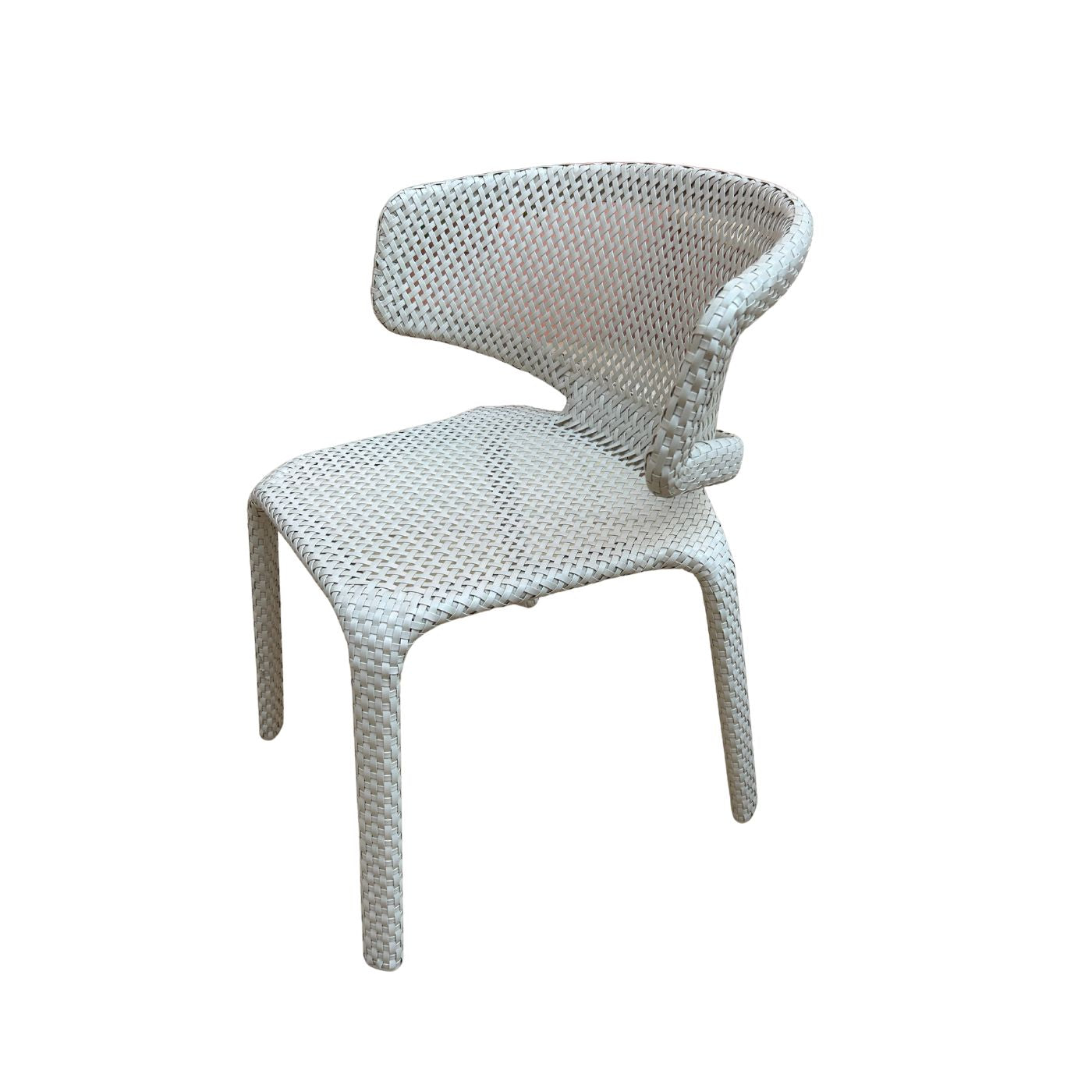 DEDON Seashell Nuo Outdoor Dining Chair Pearl, Set of 8