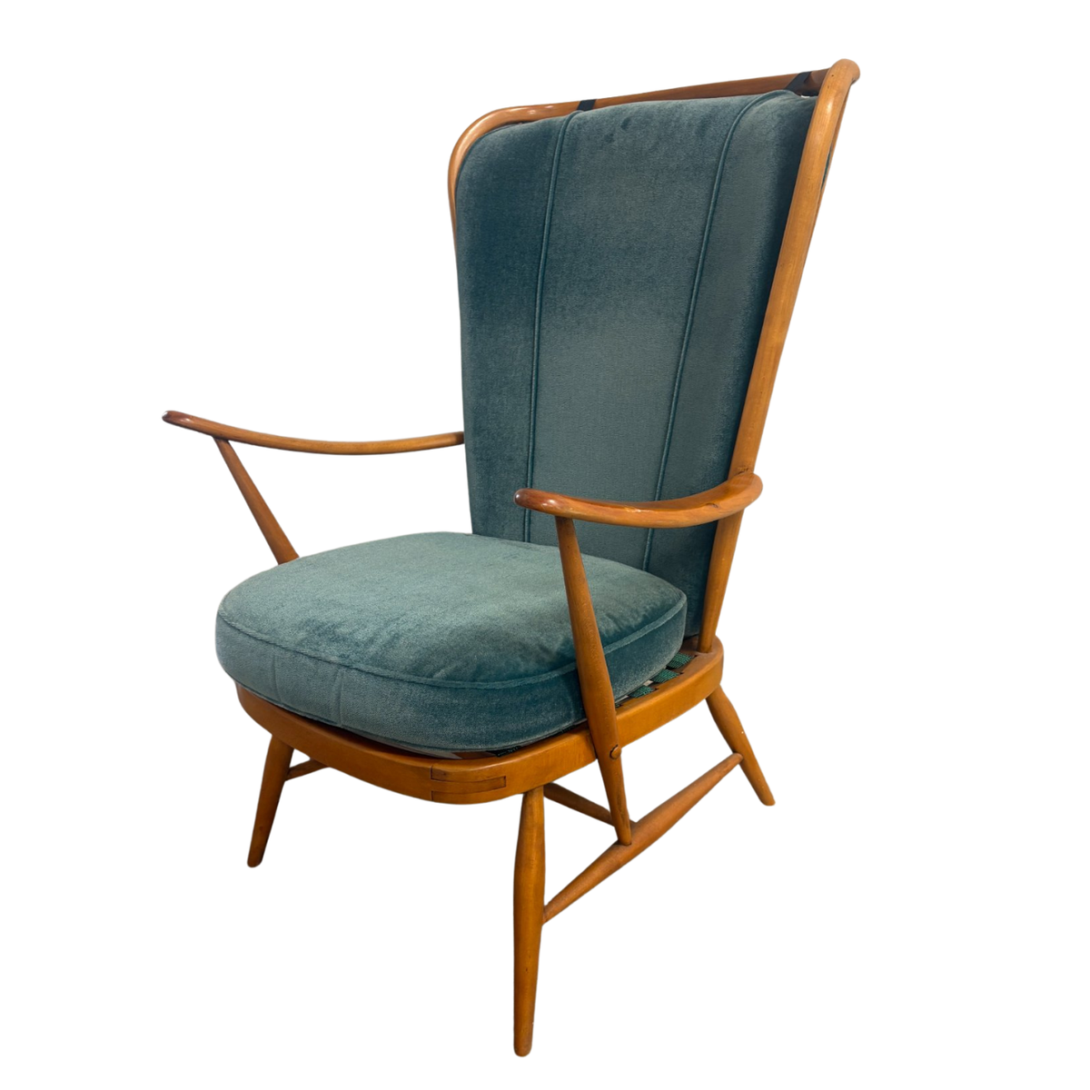 Vintage Ercol 478 Evergreen High Back Chair